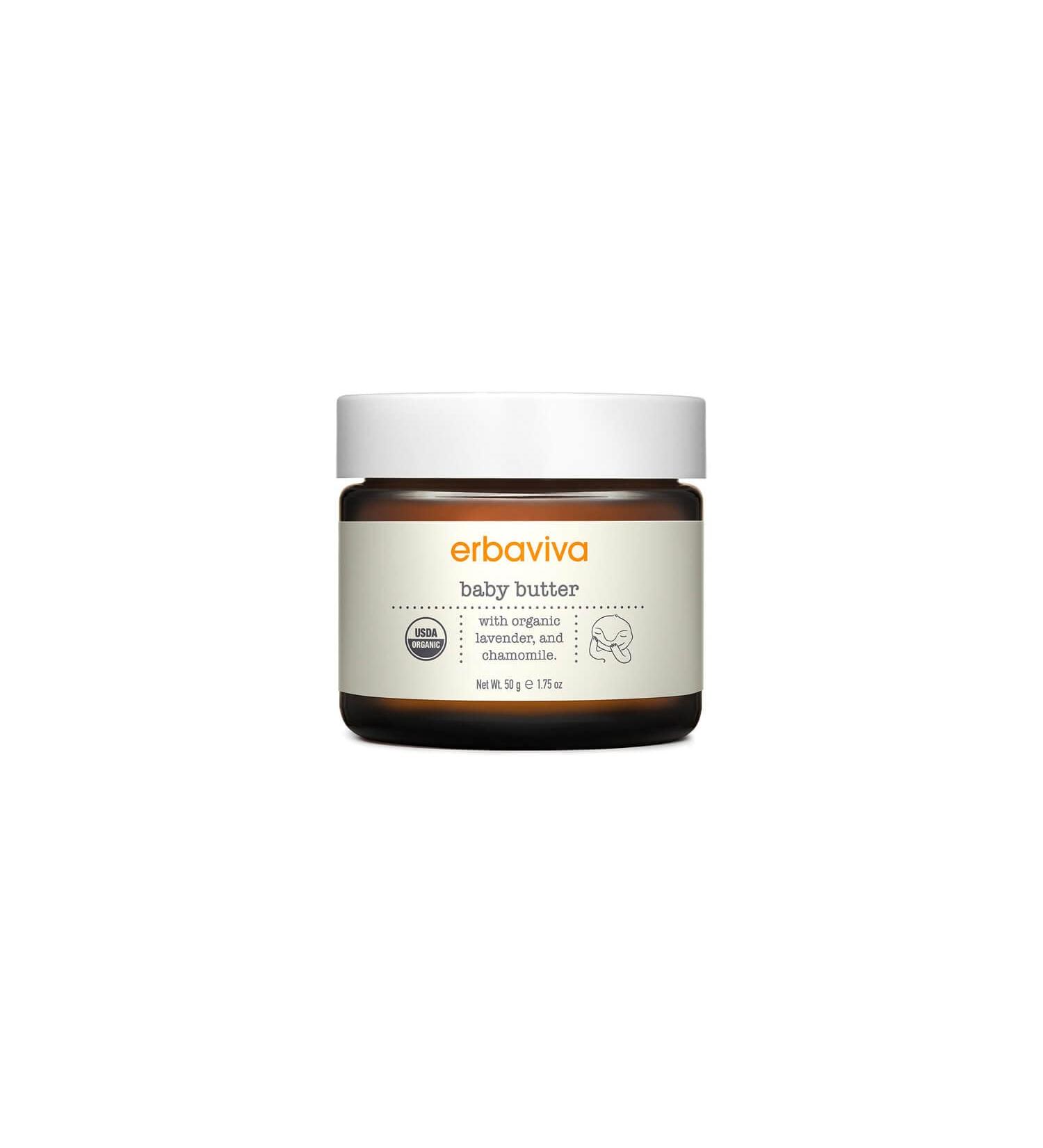 erbaviva Baby Butter 1.75 oz - Organic Moisturizing Cream for Baby's Skin - Buy Online on SooperMarket.com