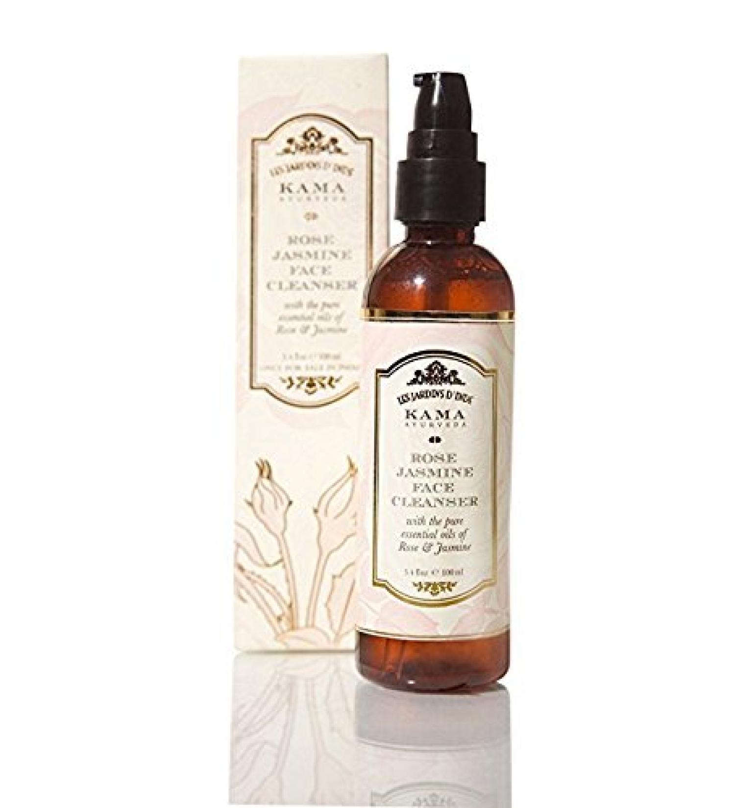 Kama Ayurveda Rose and Jasmine Face Cleanser with the Pure Essential Oils of Rose and Jasmine 100ml