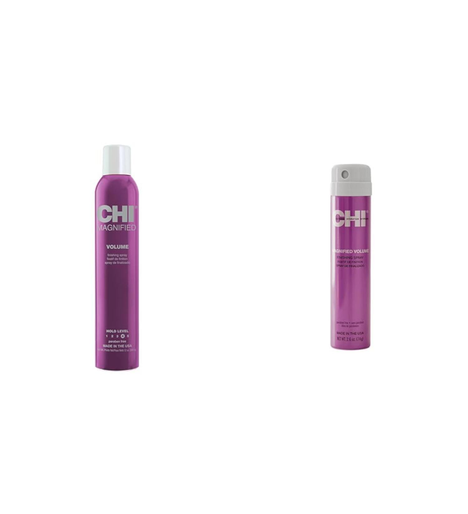 CHI Magnified Volume Finishing Spray Bundle - 12 oz and 2.6 oz - Buy Online on SooperMarket.com