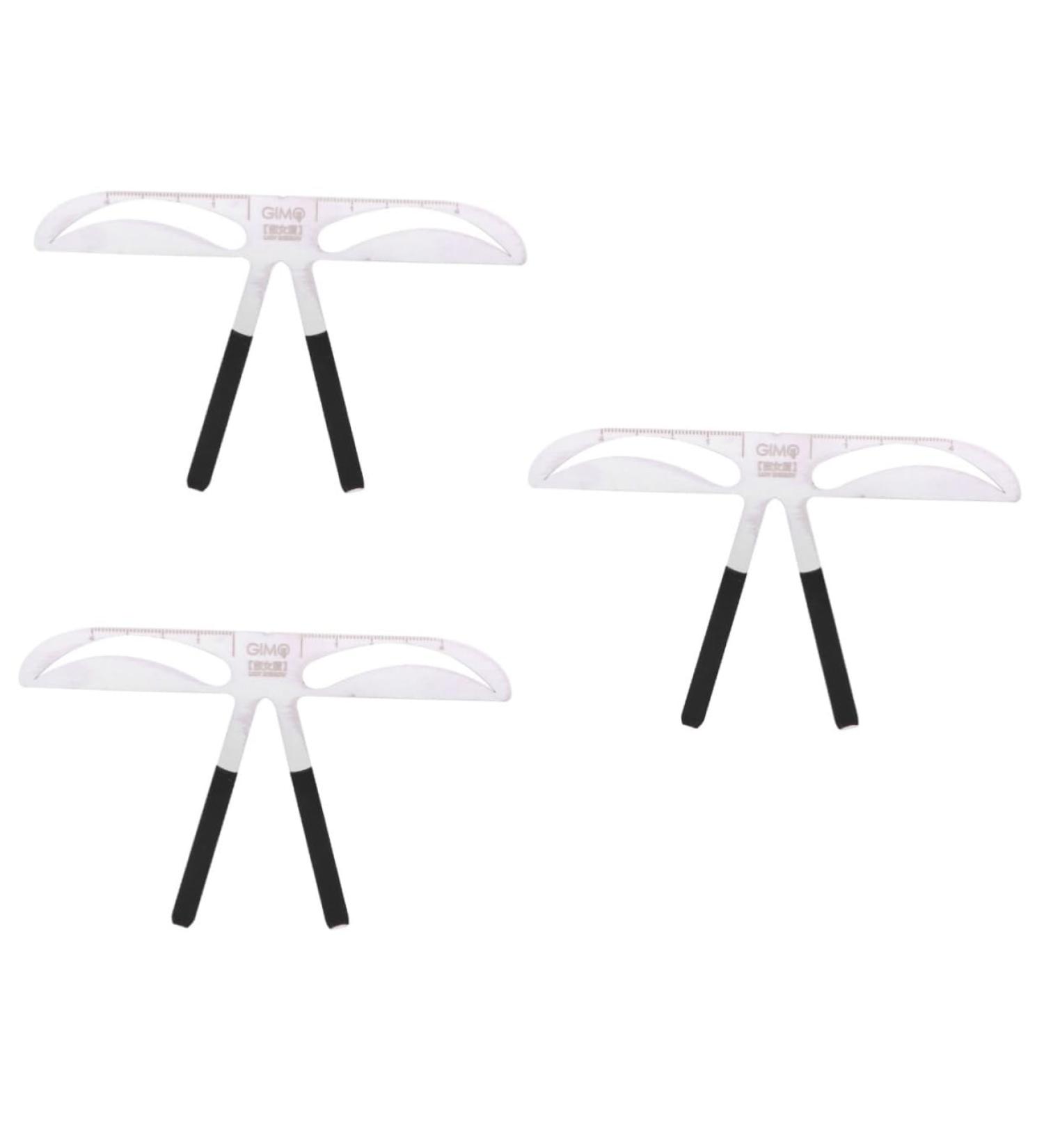 Beavorty 3pcs Eyebrow Ruler Stencil Eyebrow Grooming Reusable Eyebrow Brow Stencils Tool Eyebrow Shape - Buy Online on SooperMarket.com