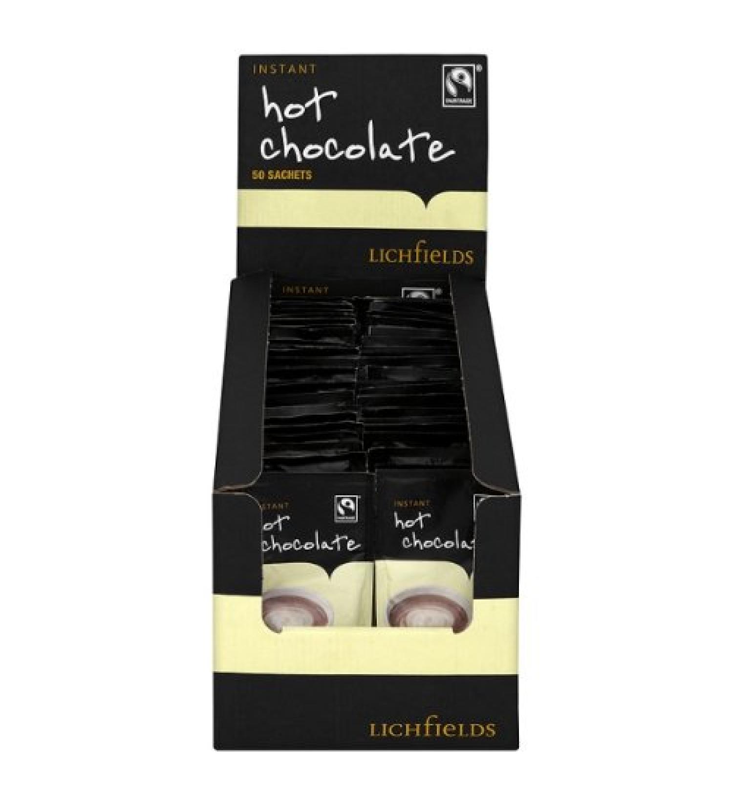 Lichfield Fairtrade Hot Chocolate Sachets - 100 x 28gm