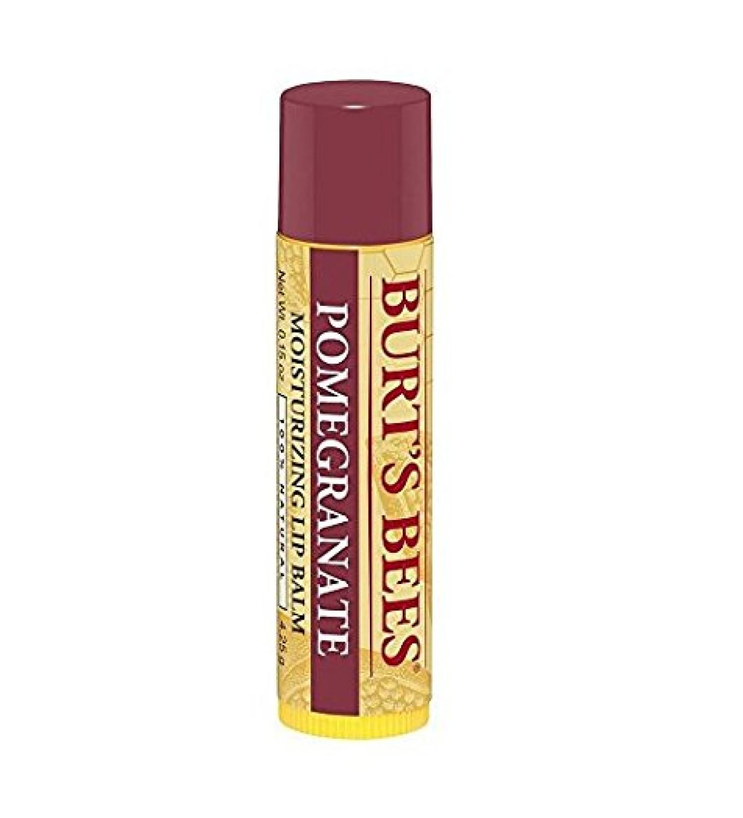 Burt's Bees Lip Balm With Pomegranate Oil , 0.15-Ounce (Pack of 6) Pomegranate 6 Count (Pack of 1)
