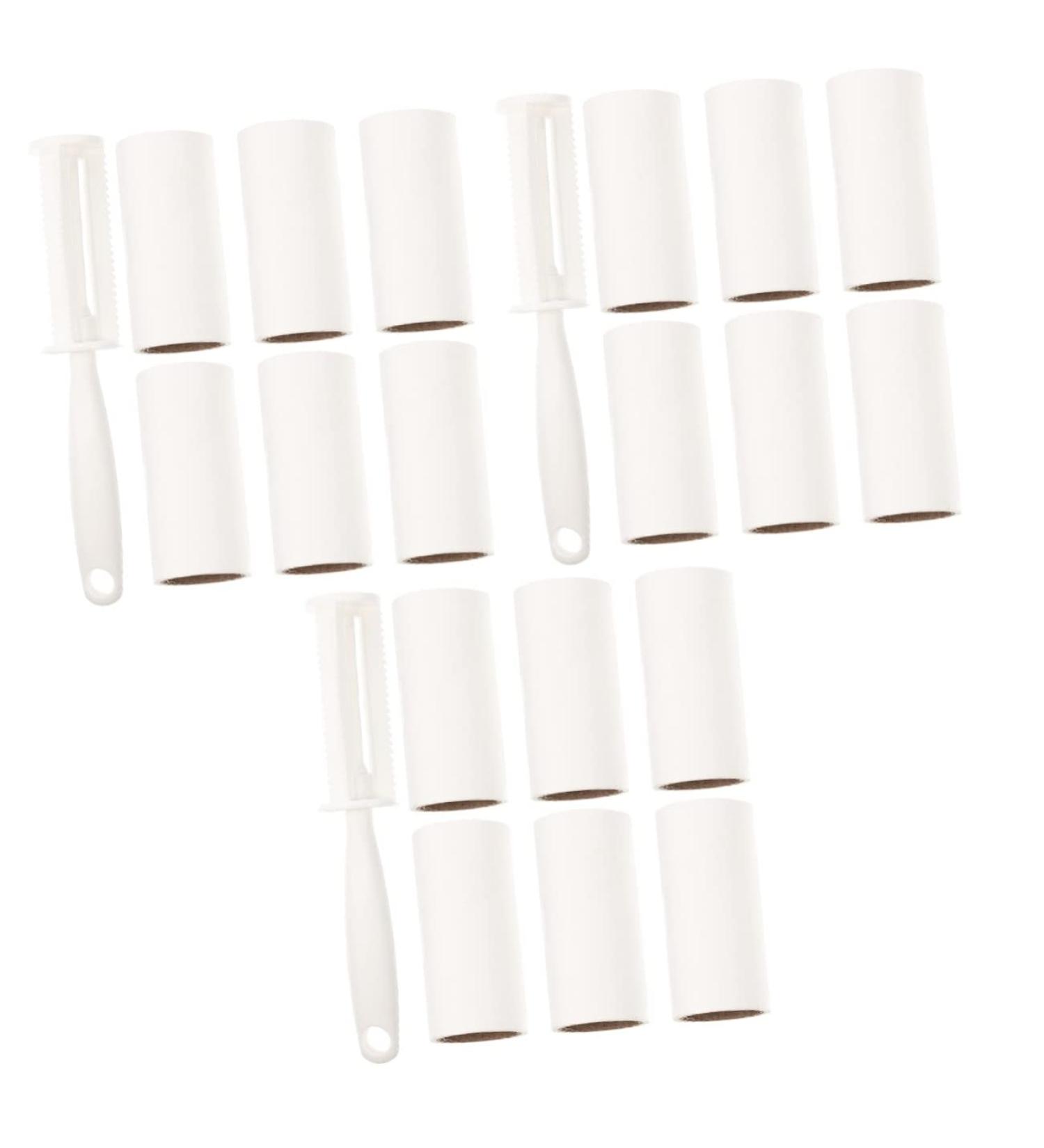 Ipetboom 3 Sets Roller Sticky Paper - Ultimate Lint Remover & Fur Roller for Clothes | Convenient Handheld Pet Hair Remover for Home - Buy Online on SooperMarket.com