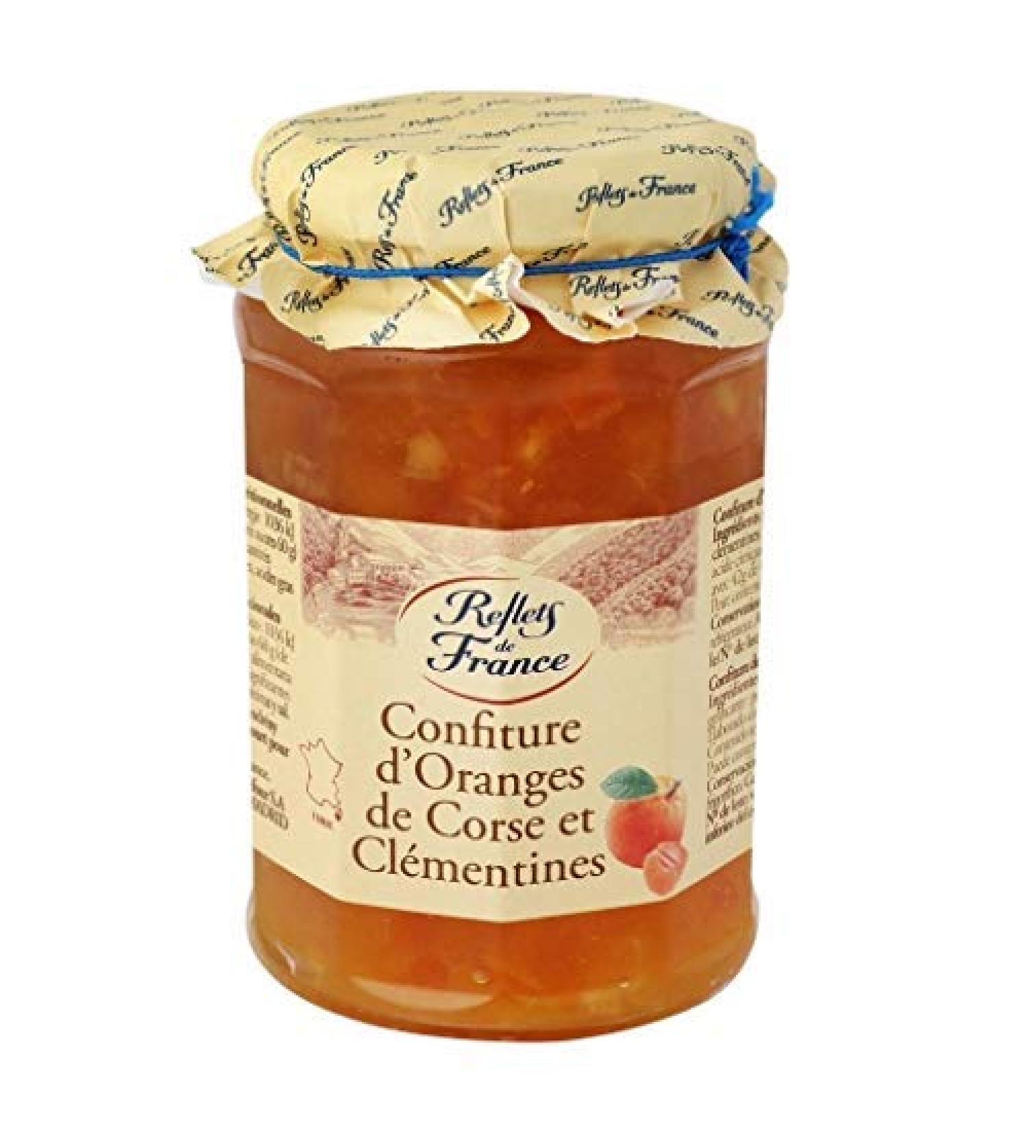 Reflets de Frances - Jam - Jam of Corsican Oranges and Clementines - Spanish Product - Ideal for Breakfast - 325 Grams