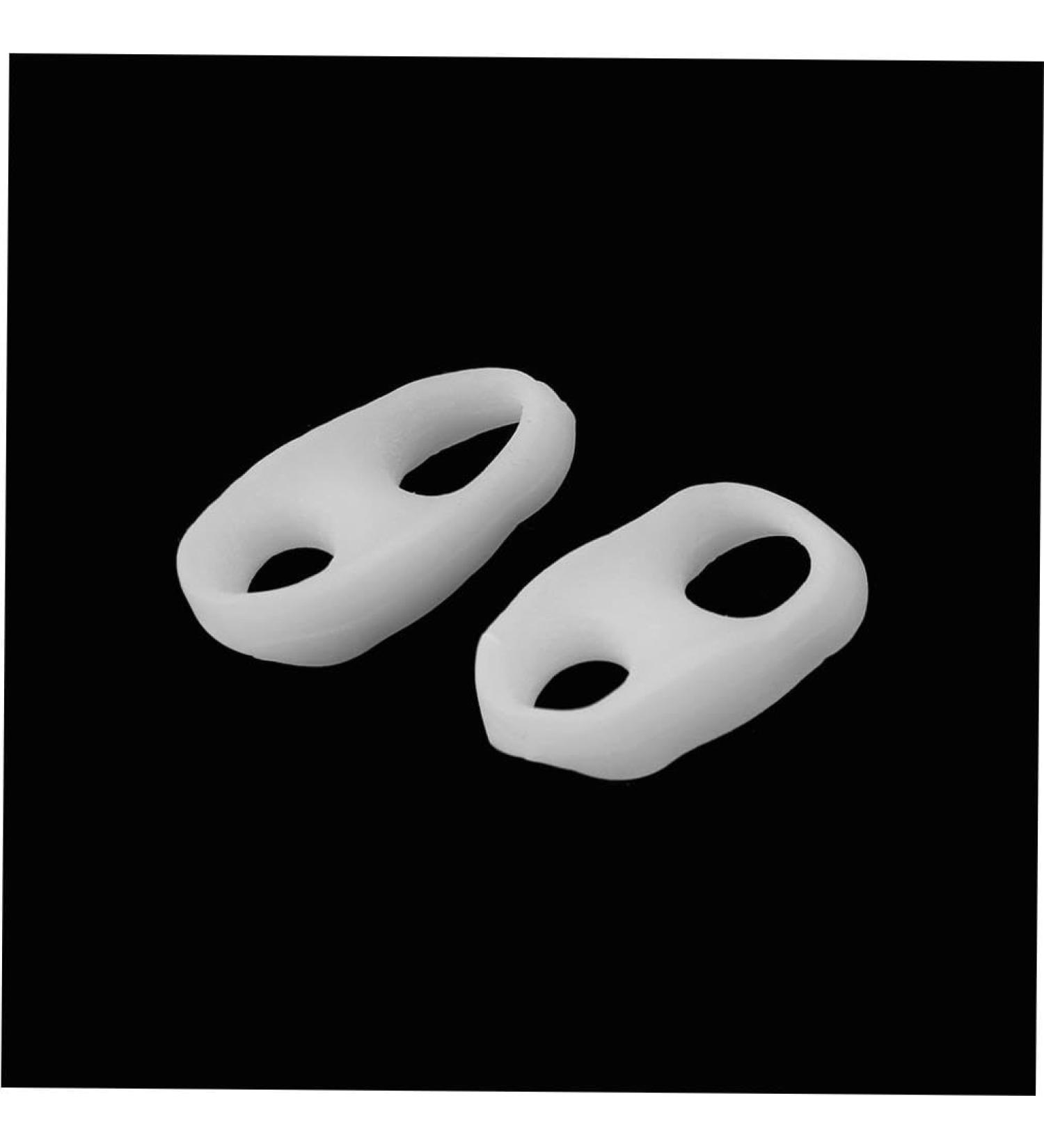 2Pcs Silicone Toe Separator: Correct Overlapping Toes, Relieve Pressure, Bunion Corrector with Spacers, Arch Support & Gel Cushion Inserts - Buy Online on SooperMarket.com