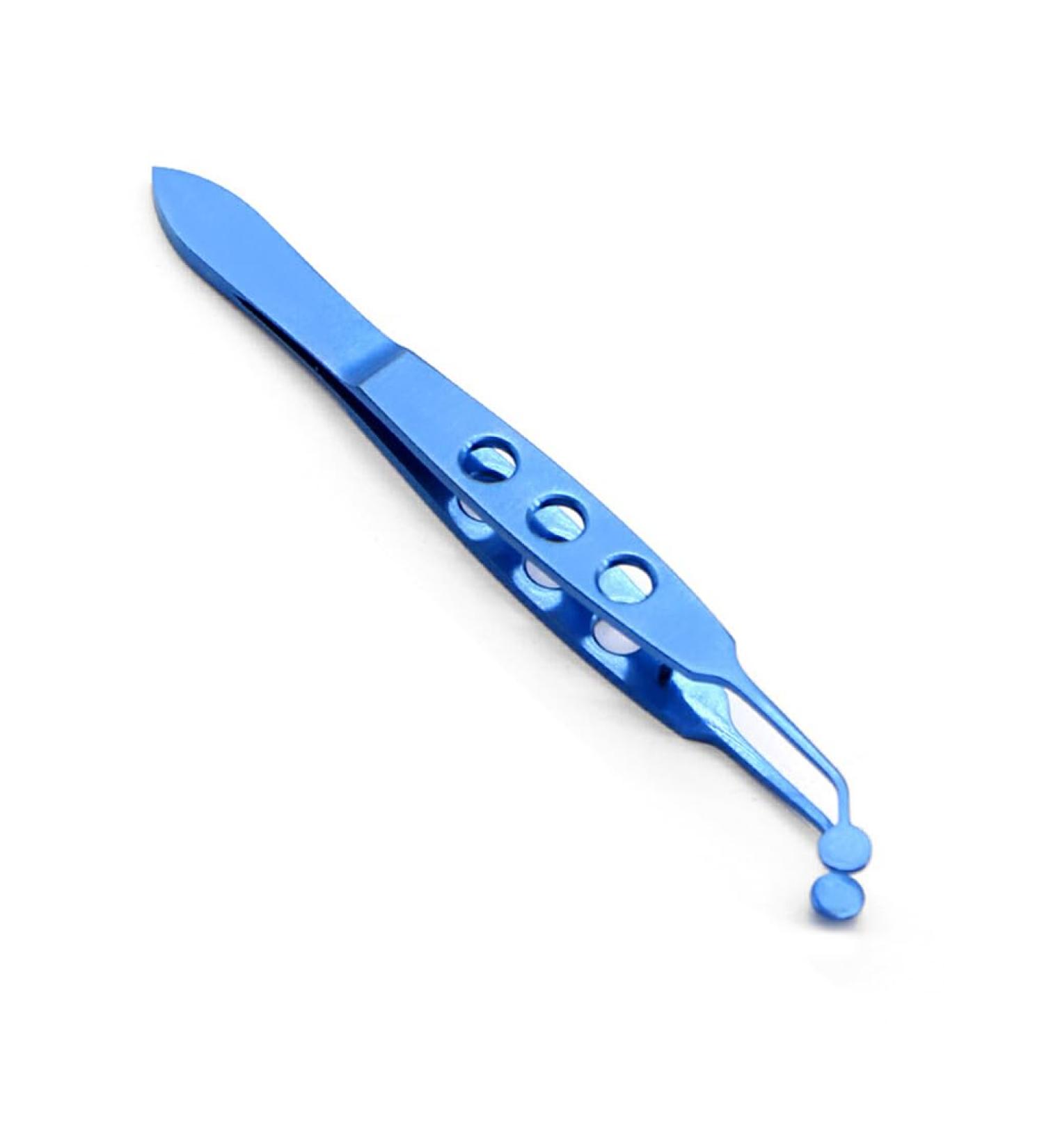 Dajidafu Stainless Steel Eyelid Tweezers Non-Slip Handheld Eye Lid Cleaning Clips Clamps Facial Beauty Devices Salon Accessories Large Round Tip - Buy Online on SooperMarket.com