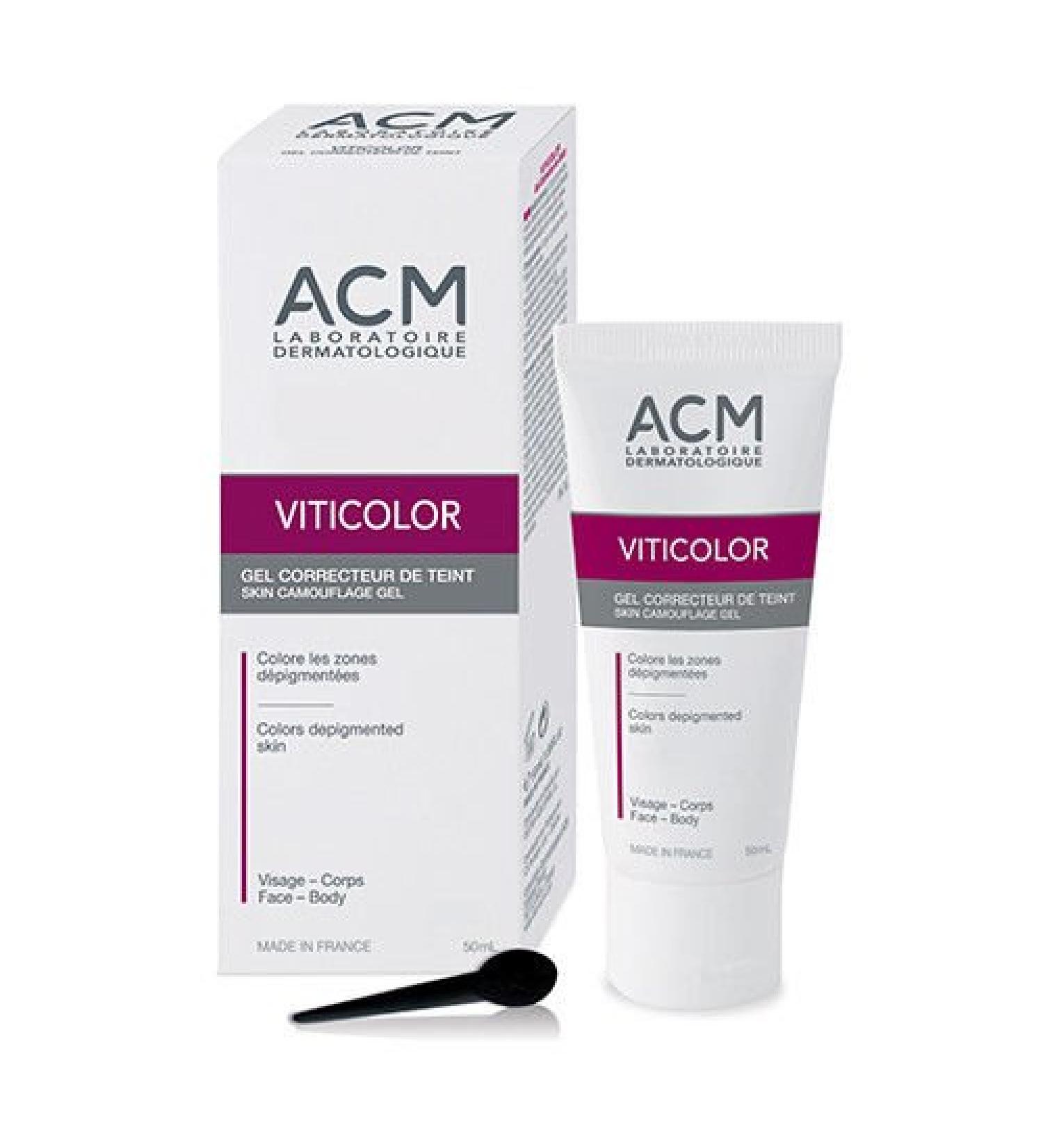 VITICOLOR Skin Camouflage Gel 50ml - Long Lasting Natural Coloration for Vitiligo Skin | Oxyvita Ltd - Buy Online on SooperMarket.com