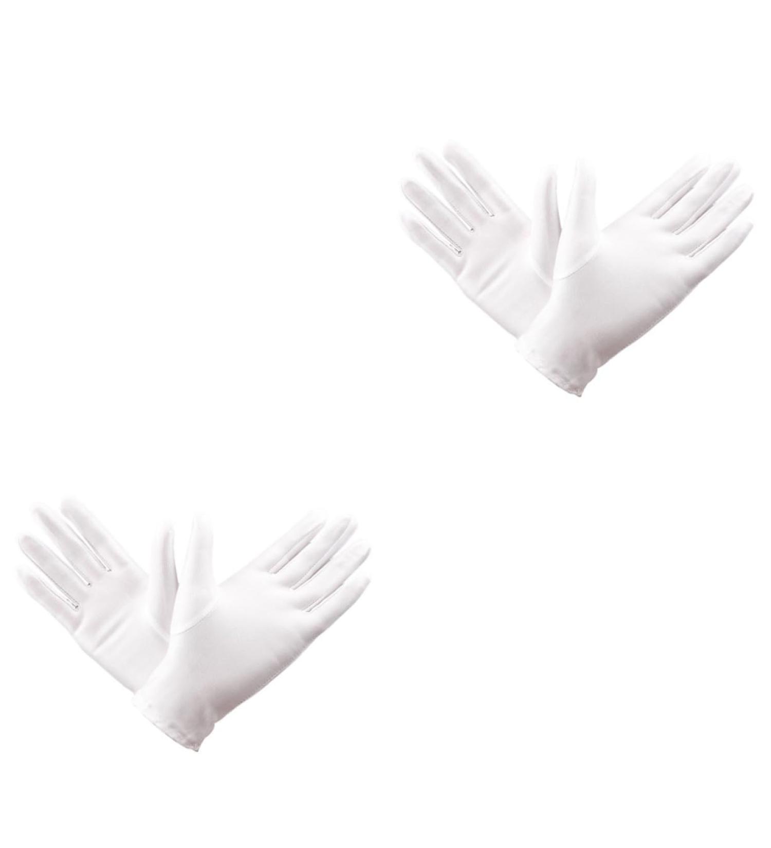 Healeved 6 Pairs Jewelry Etiquette Gloves Short Laboratory Gloves Protective Gloves Matted Photograph Gloves Dry Hands Moisturizing Gloves Soft Cotton Gloves Women's White Spring and Summer - Buy Online on SooperMarket.com