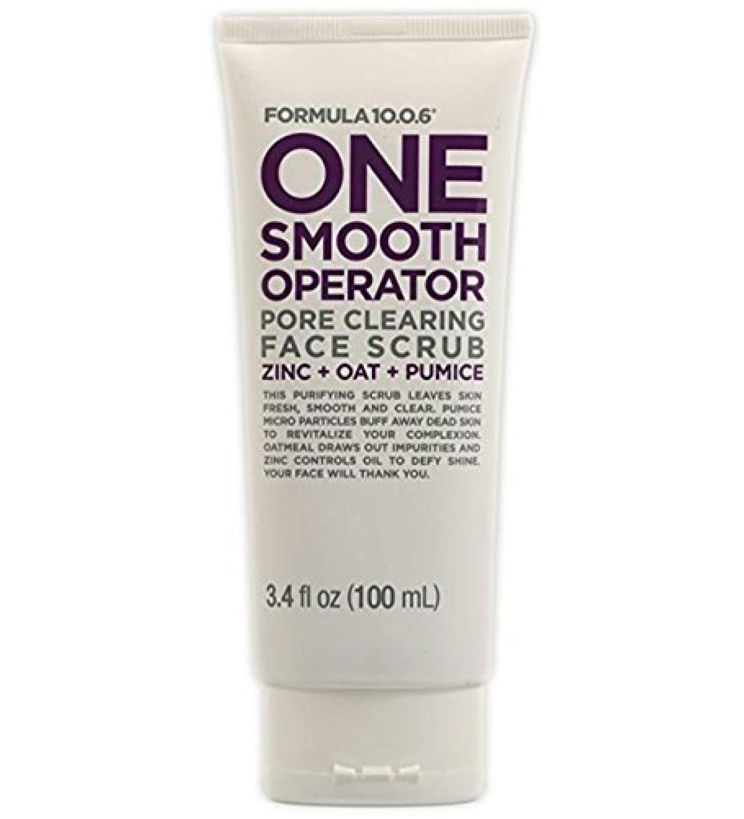 Formula 10.0.6 One Smooth Operator Pore Clearing Face Scrub 3.4 fl oz (100 ml)