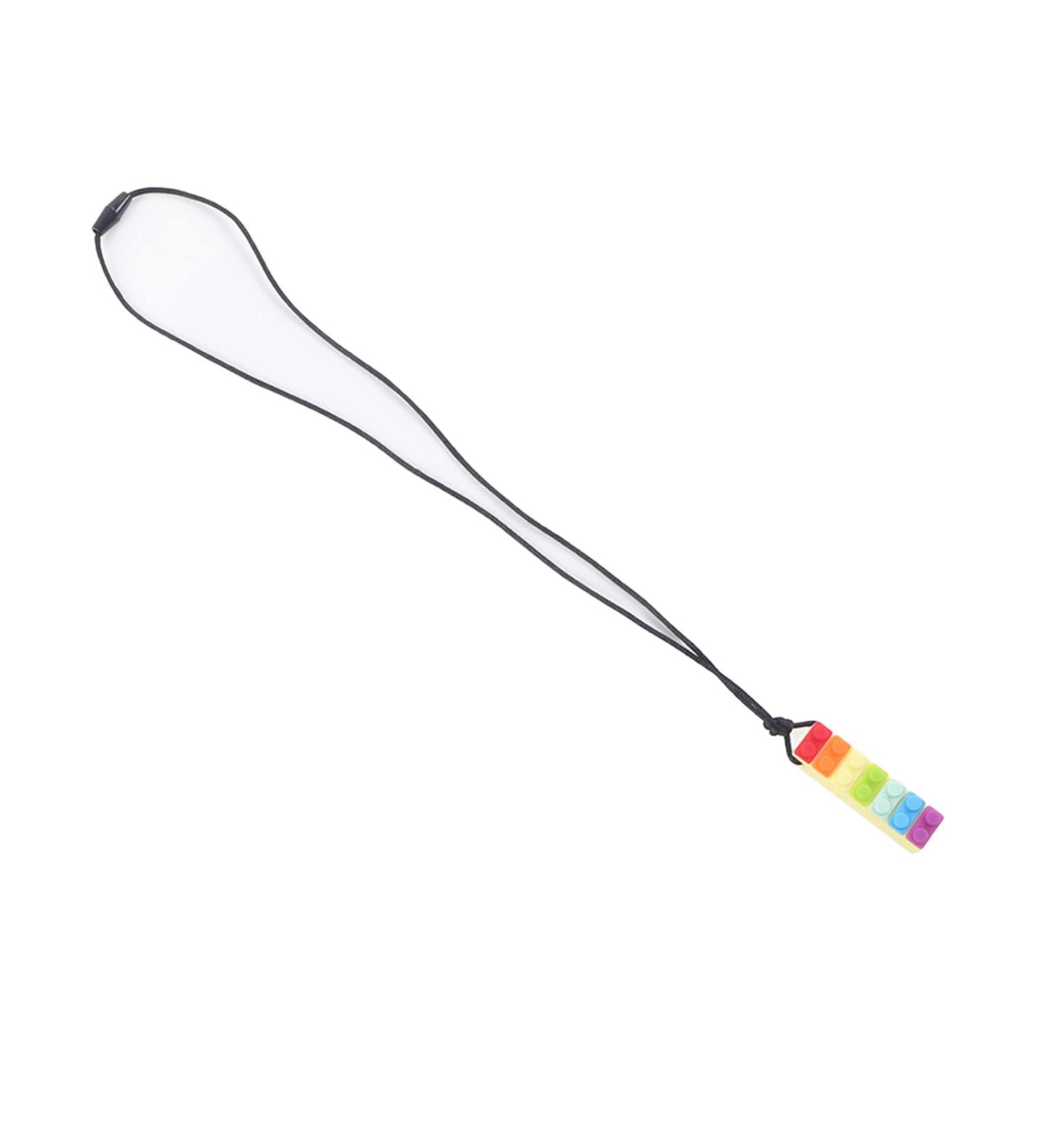 Baby Teether Necklace for Girls - Newborn Sensory Chew, Odorless Silicone, Yellow - Buy Online on SooperMarket.com