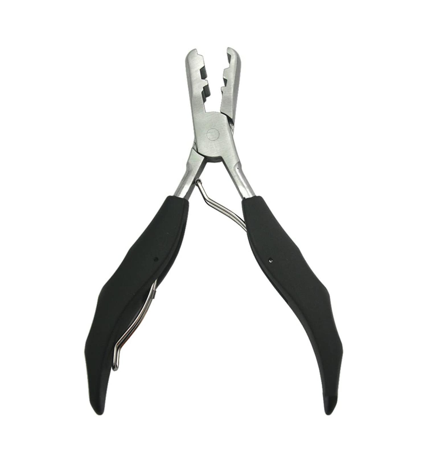 Heat Fusion Glue Keratin Bonding Micro Rings Removal Pliers for Hair Extensions hair plier hair extension plier (with 3mm and 5mm grooves) - Buy Online on SooperMarket.com
