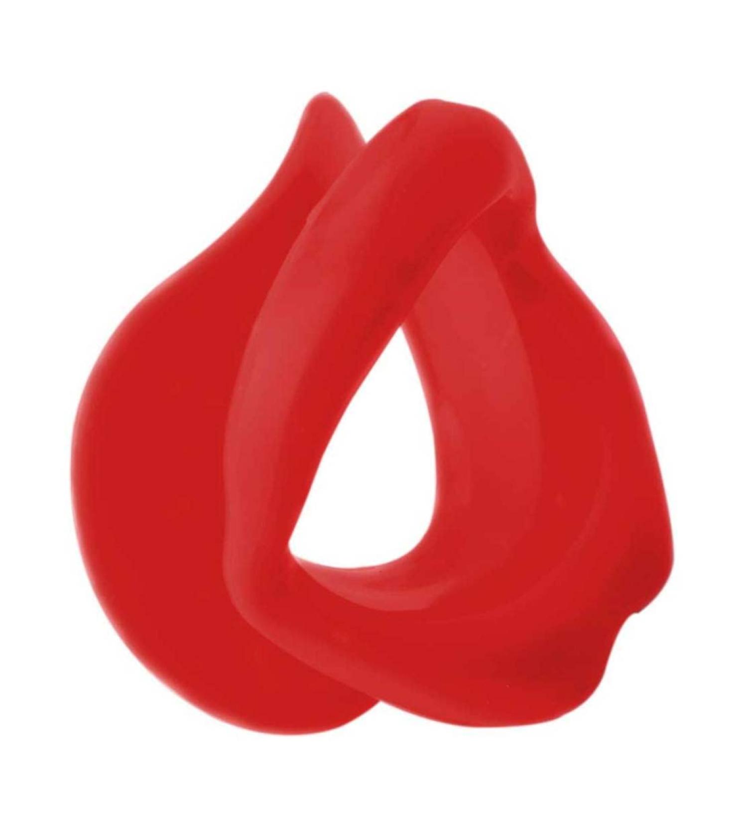 Lip Massager Silicone Lip Exerciser Facial Muscle Tightener Face Lift Mouth Stretcher Trainer Red - Buy Online on SooperMarket.com
