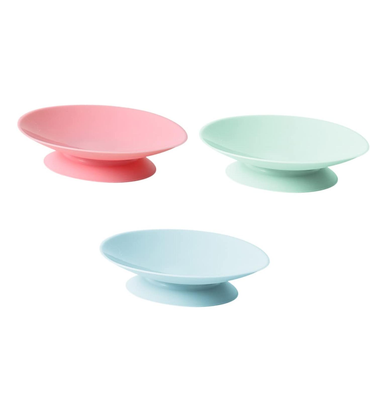 3pcs Kids Bowl Suction Pad Stickers | Anti-Fall Silica Gel Cups for Healeved - Buy Online on SooperMarket.com