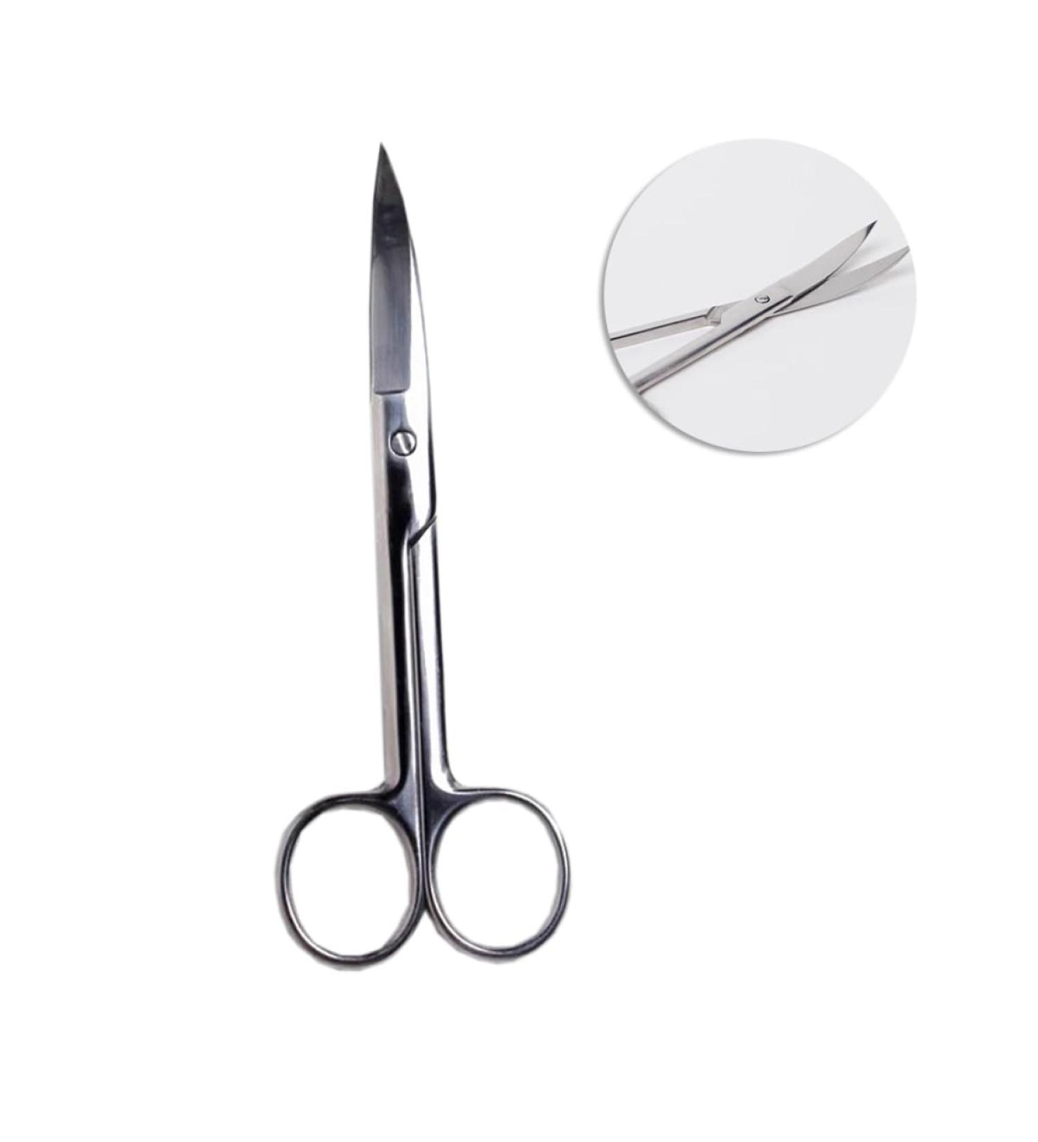 minkissy Facial Hair Men Curved Craft Cosmetics Curved for Eyebrows Nose Hair Trimmer Eyebrow Gauze Man Makeup medium Silver - Buy Online on SooperMarket.com
