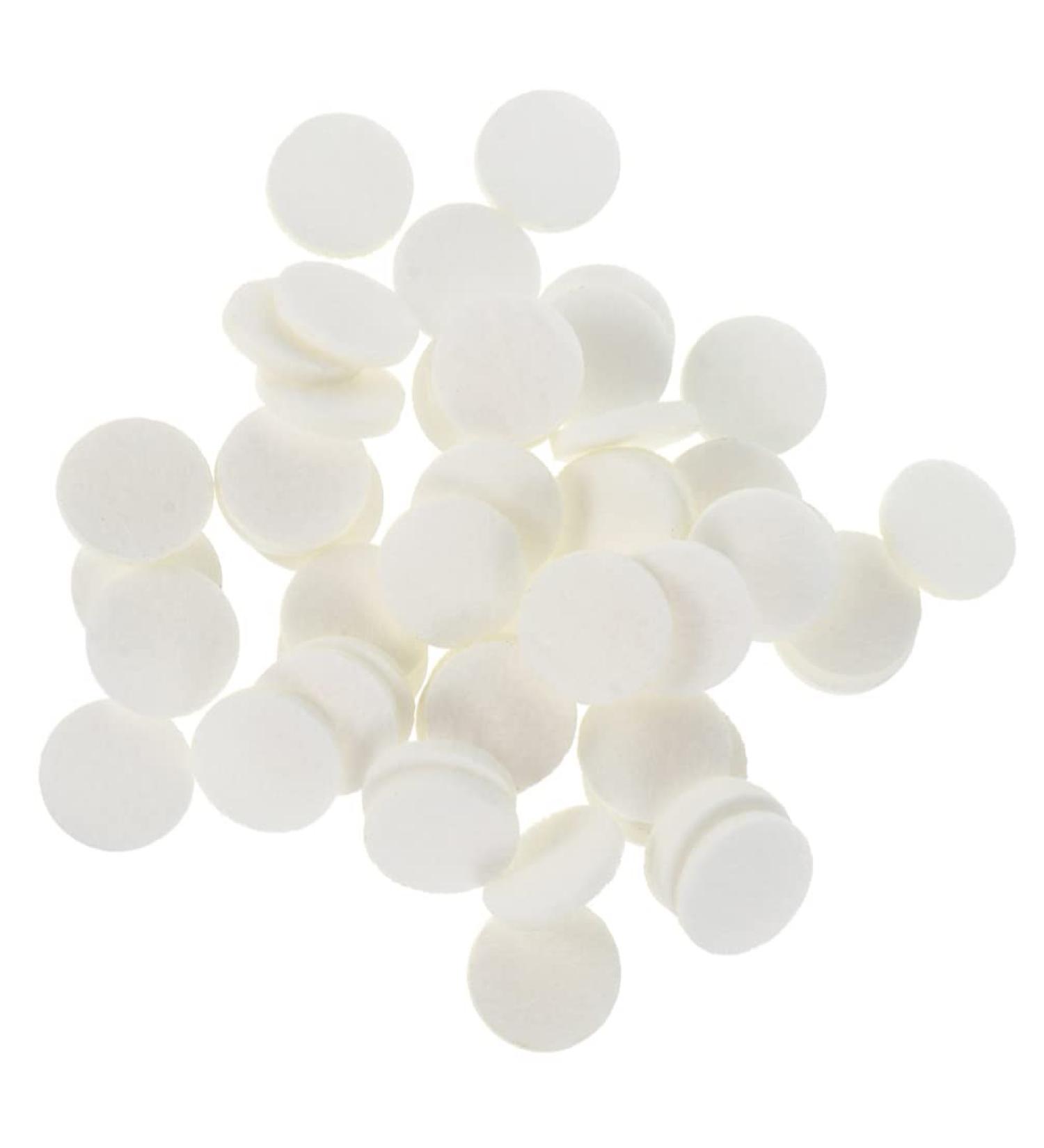 Healeved 50pcs Round Aroma Pads Essential Oil Diffuser Locket Necklace Refill Pads Pendant Perfume Oil Jewelry Oil Pads Humidifier Accessories for Car Room Office White 30mm - Buy Online on SooperMarket.com