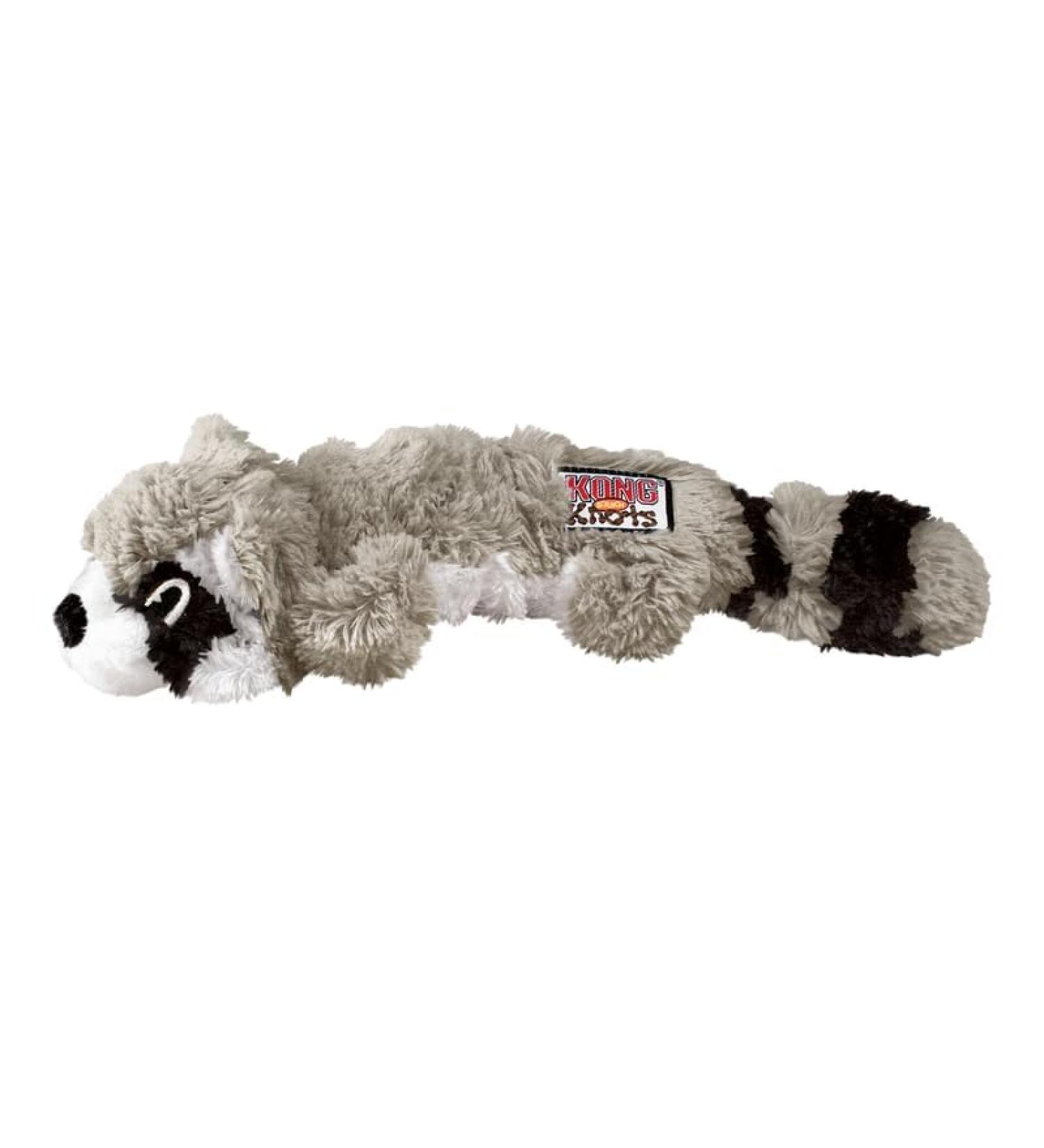 KONG Scrunch Knots Raccoon Toy - Internal Knotted Ropes, Minimal Stuffing - Small/Medium Dogs - Buy Online on SooperMarket.com