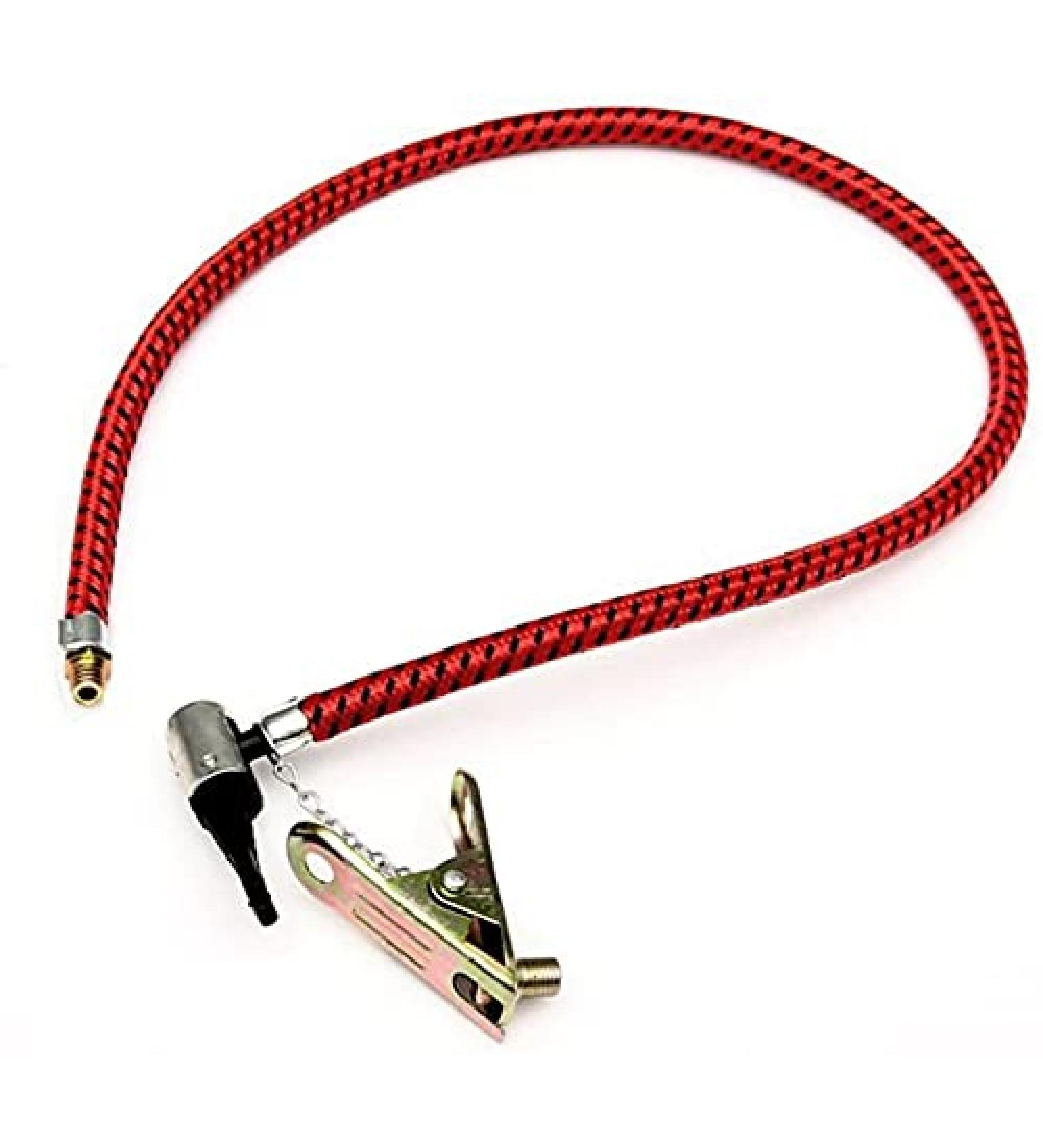 Portable 20-Inch Bicycle Tire Pump Hose with Adapter - Car & Bike Tire Inflator Replacement Tool - Buy Online on SooperMarket.com