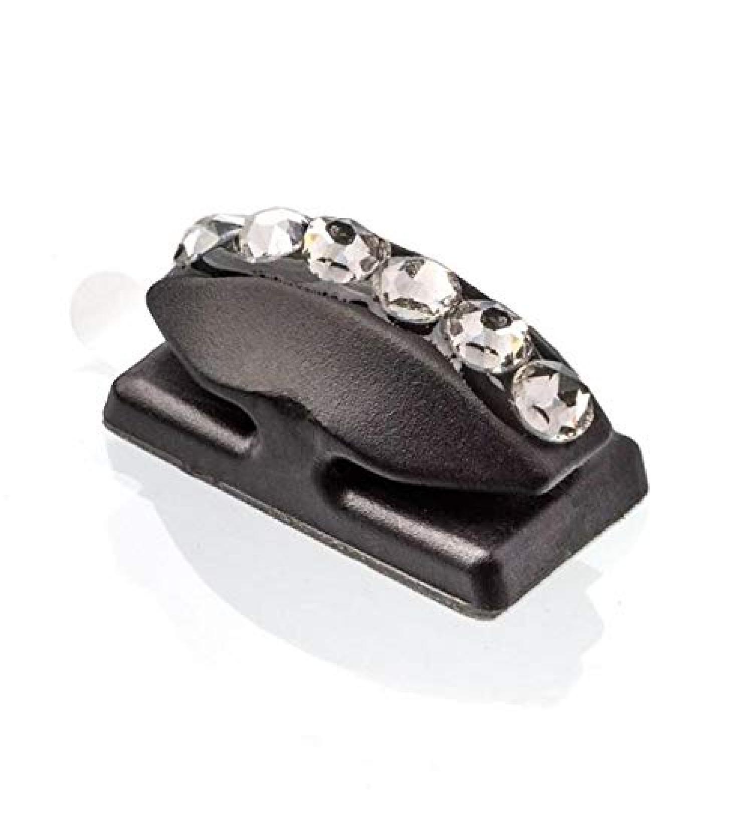 Thread Cutterz Stainless Steel Quick Thread Yarn & Embroidery Cutter - Black with Clear Crystals - Buy Online on SooperMarket.com