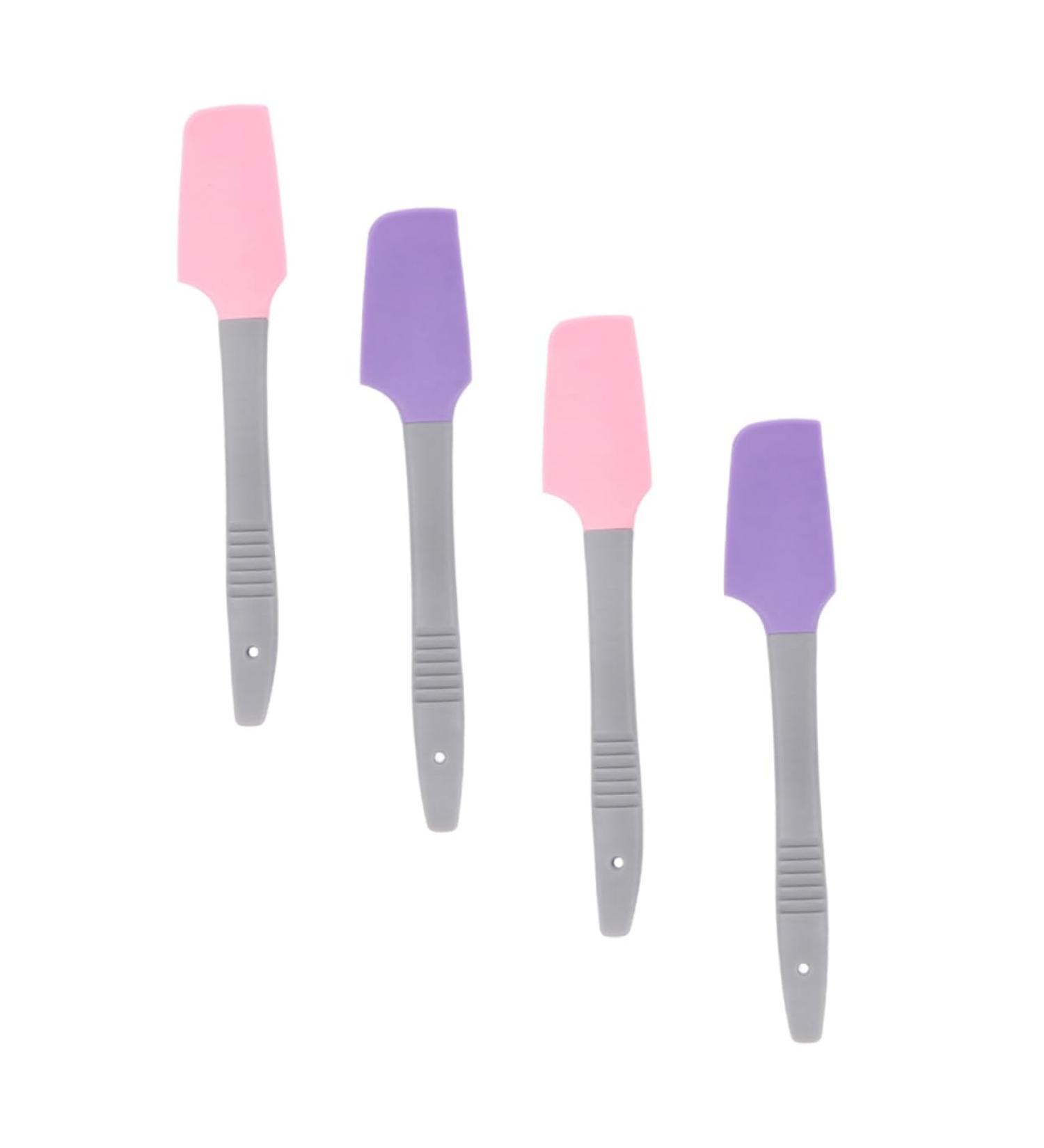 Merryhapy 4-Piece Silicone Wax Spatula Set | Multifunctional Household Wax Applicators & Accessories - Buy Online on SooperMarket.com