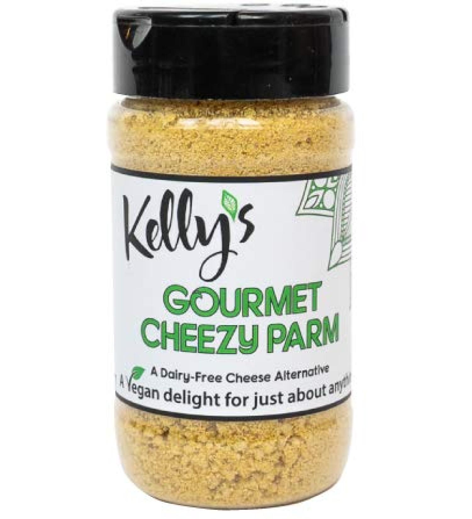 Kelly's Gourmet Cheezy Parmesan Cashew Cheese - 1-Pack | Vegan, Dairy-Free - Buy Online on SooperMarket.com