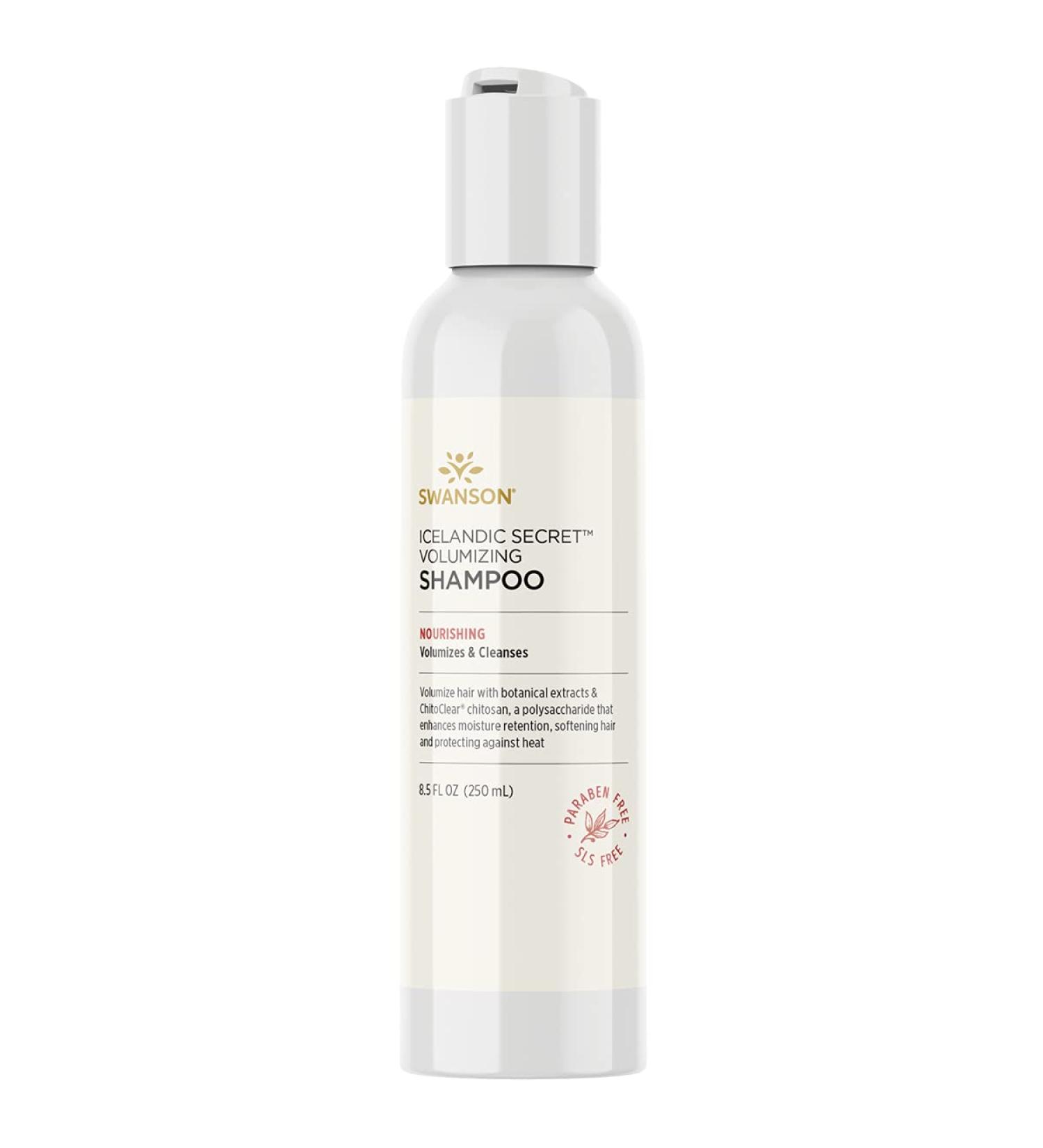 Swanson Icelandic Secret Volumizing Shampoo with Chitoclear 8.5 fl oz - Nourishing Hair Care for Volume & Shine - Buy Internationally - Buy Online on SooperMarket.com