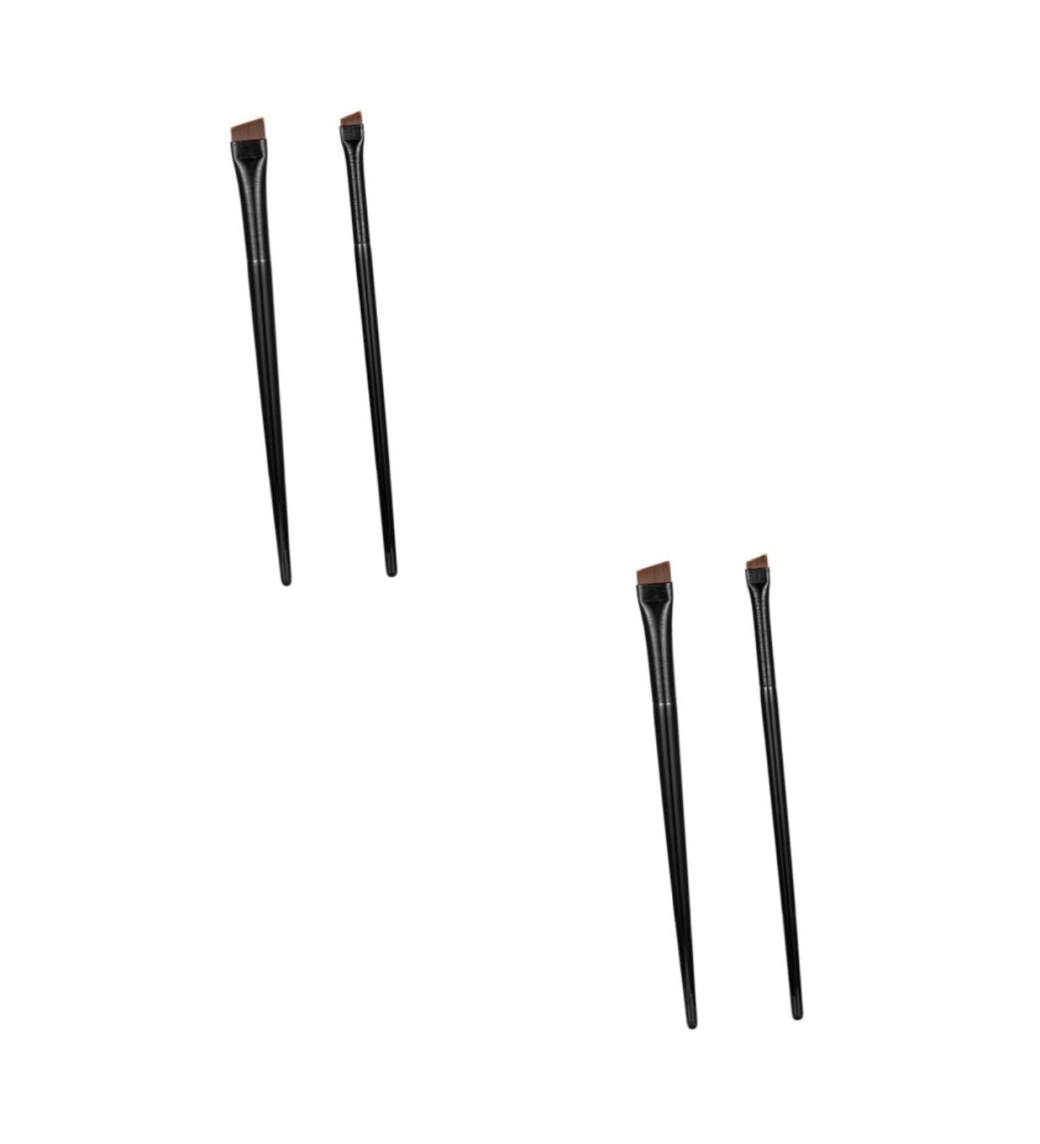 Baluue 6 Sets Eyeliner Brush Makeup Brush Multifunctional Eyebrow Brush Ear Wood Black - Buy Online on SooperMarket.com