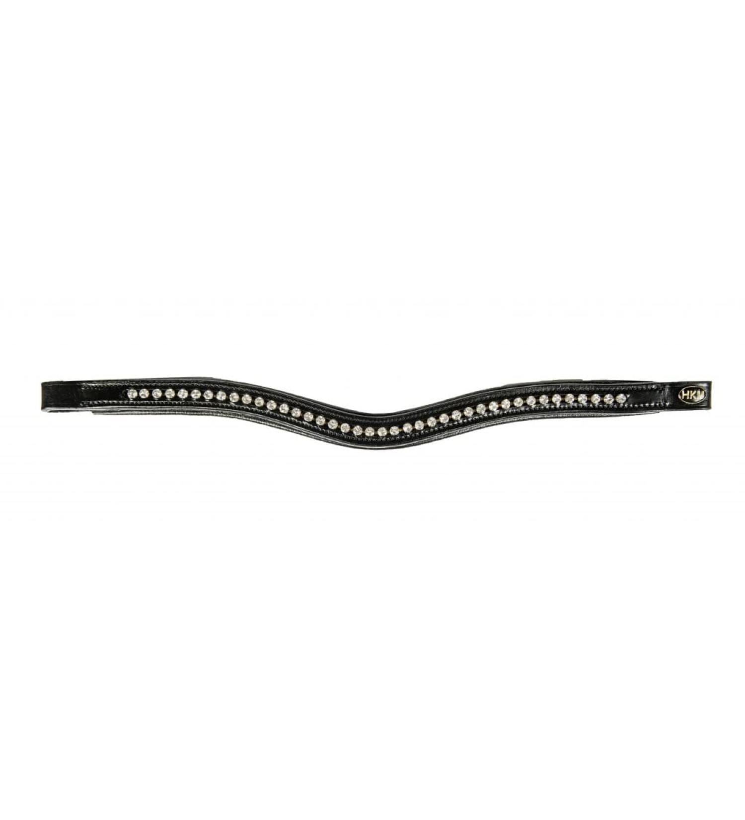 HKM browband - 5935 black pony black S