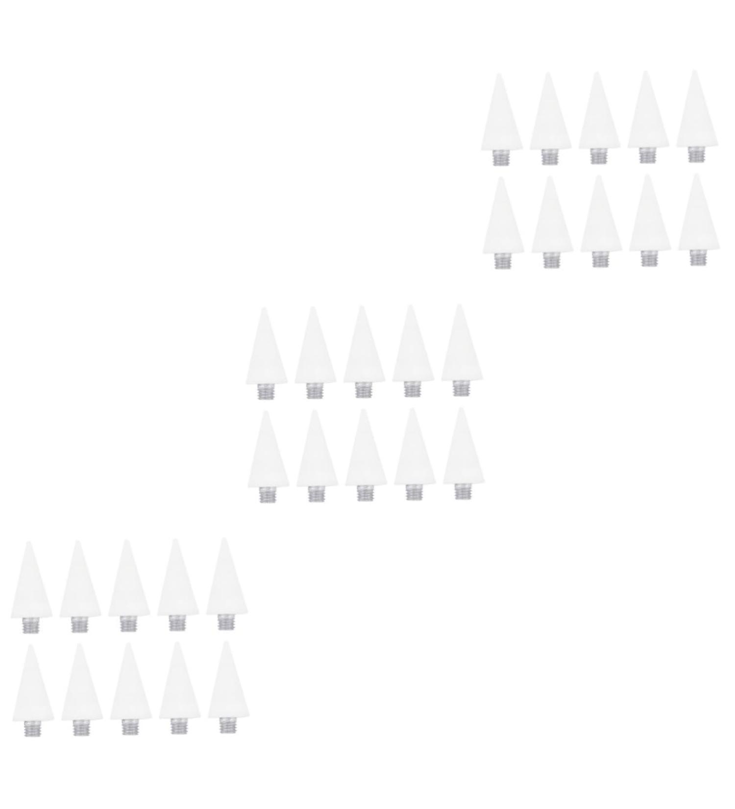 DOITOOL 30 Pcs Manicure Point Drill Pen Nail Crayons Head Rhinestone for Nails Nail Art Pen Accessory Nail Drill Pen Head Nail Drill Bits Manicure Picking Pen Wax Acrylic White Drilling - Buy Online on SooperMarket.com