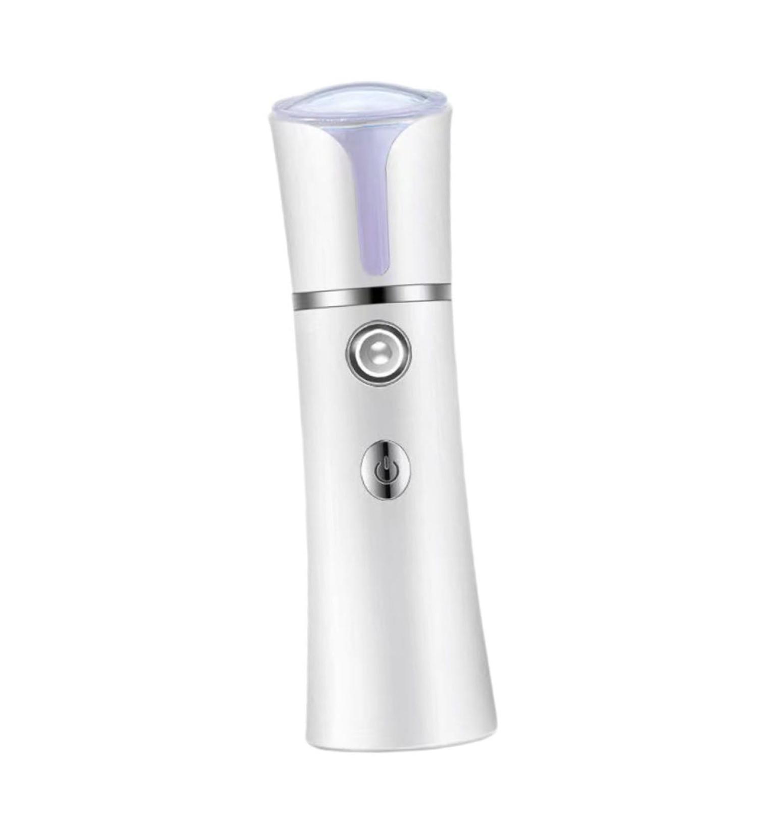 PLAFOPE 1pc Face Humidifier for Dry Skin Nano Steamer White Portable Face Humidifier 14.1x4cm - Buy Online on SooperMarket.com