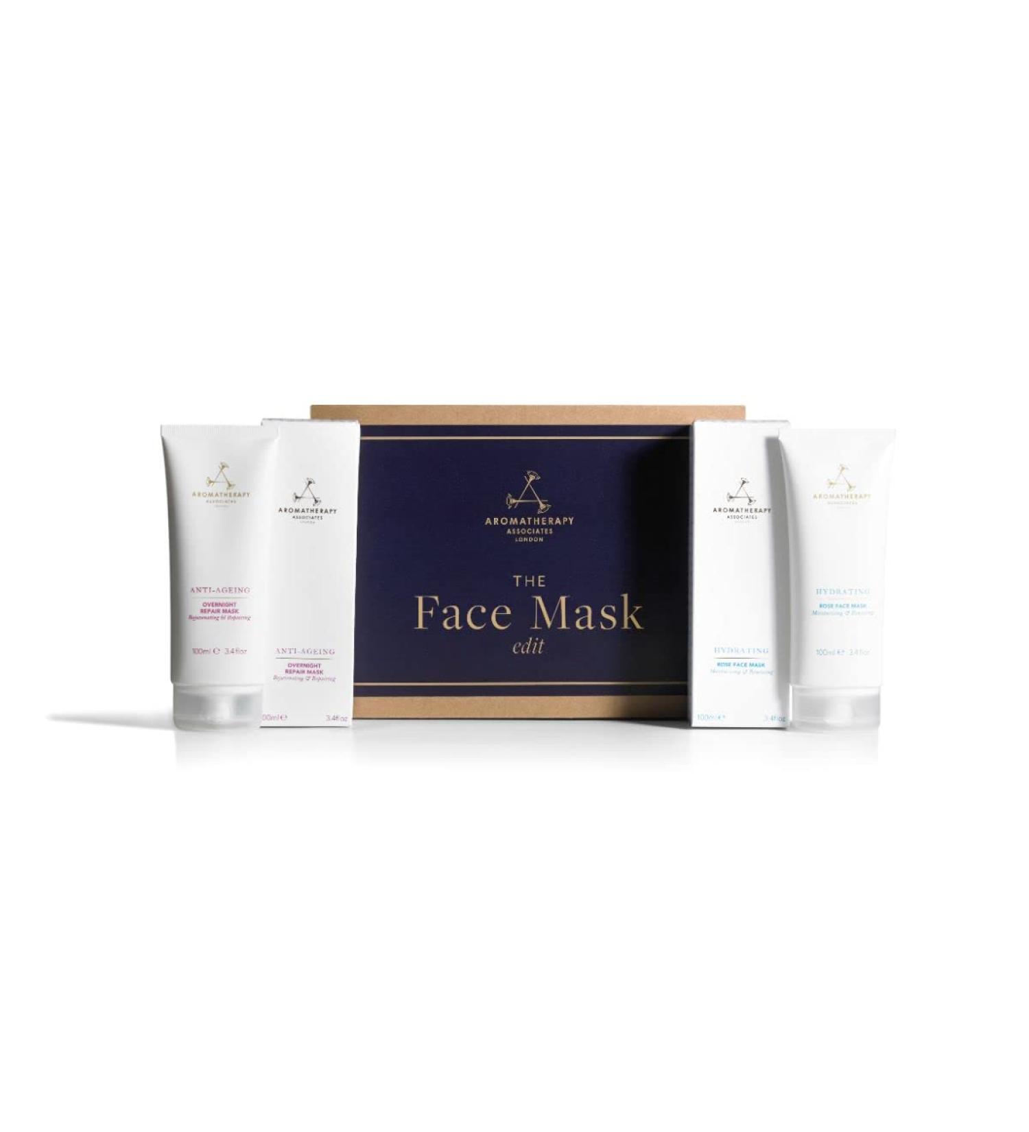 Aromatherapy Associates The Face Mask Edit - HYD Rose Hydrating Face Mask AAG Overnight Repair Mask - Buy Online on SooperMarket.com