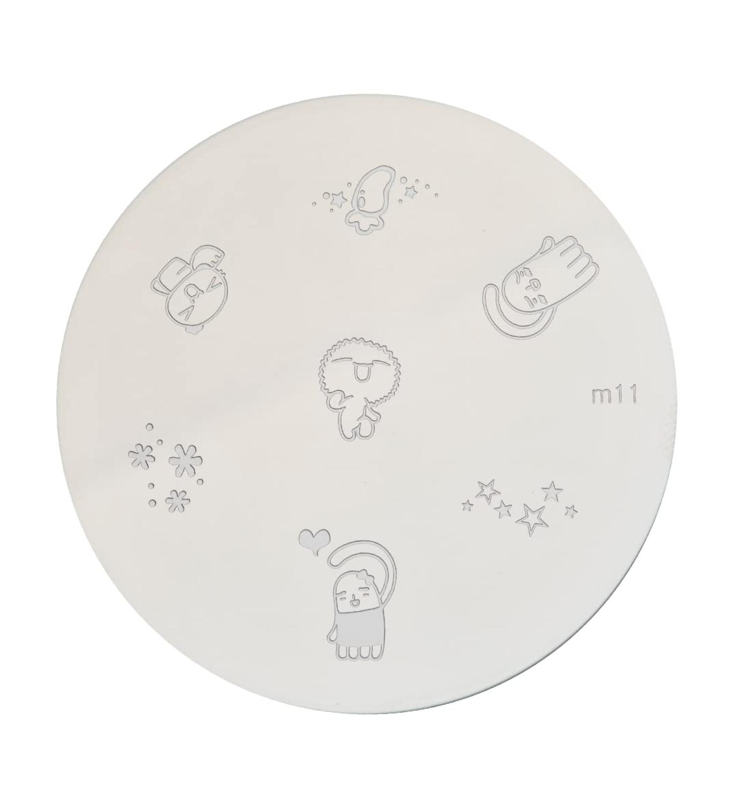 Konad stencil stamping stamping stencil M11