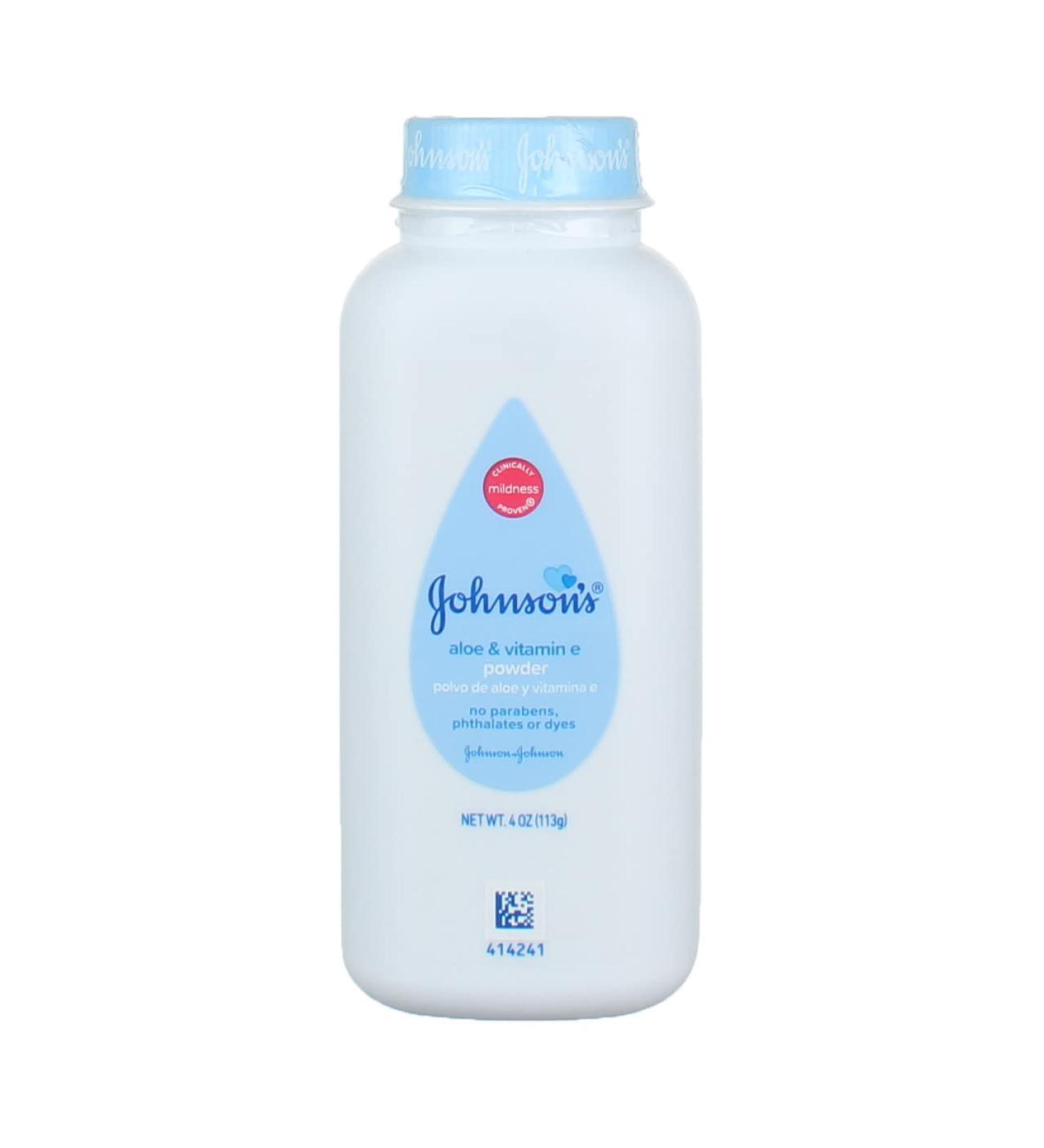Johnson's Baby Aloe & Vitamin E Baby Powder - 4 oz (Pack of 3) | Soothing & Nourishing Formula - Buy Online on SooperMarket.com