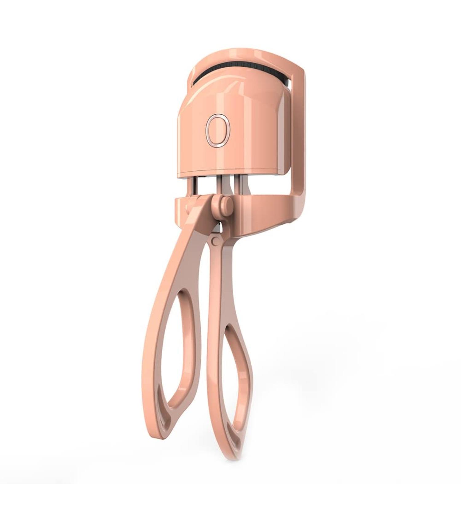 Aflytep Heated Eyelash Curler Electric Temperature Control Charging Mini Portable Electric Perm Eyelash Curler Orange - Buy Online on SooperMarket.com