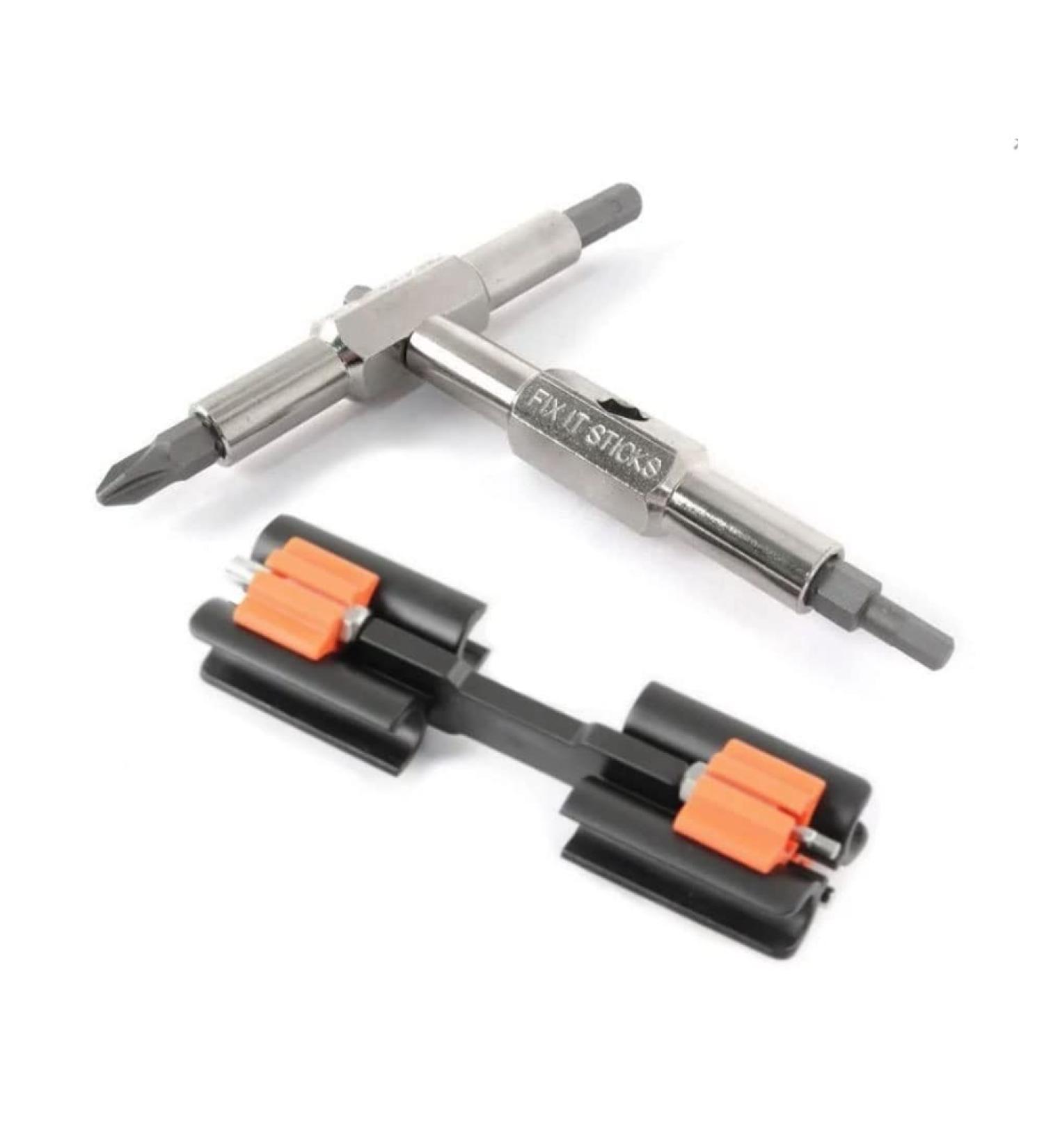 Fix It Sticks Replaceable Edition Steel Multi-Tool with 8 Interchangeable Bits - Silver - Buy Online on SooperMarket.com