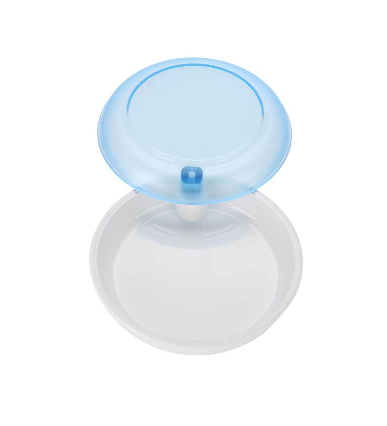 Portable Dnom Dose Orthodontic Holder | Suitcase for Storing & Cleaning Dentures | Rotating Tooth Storage Box - Sweet Blue - Buy Online on SooperMarket.com