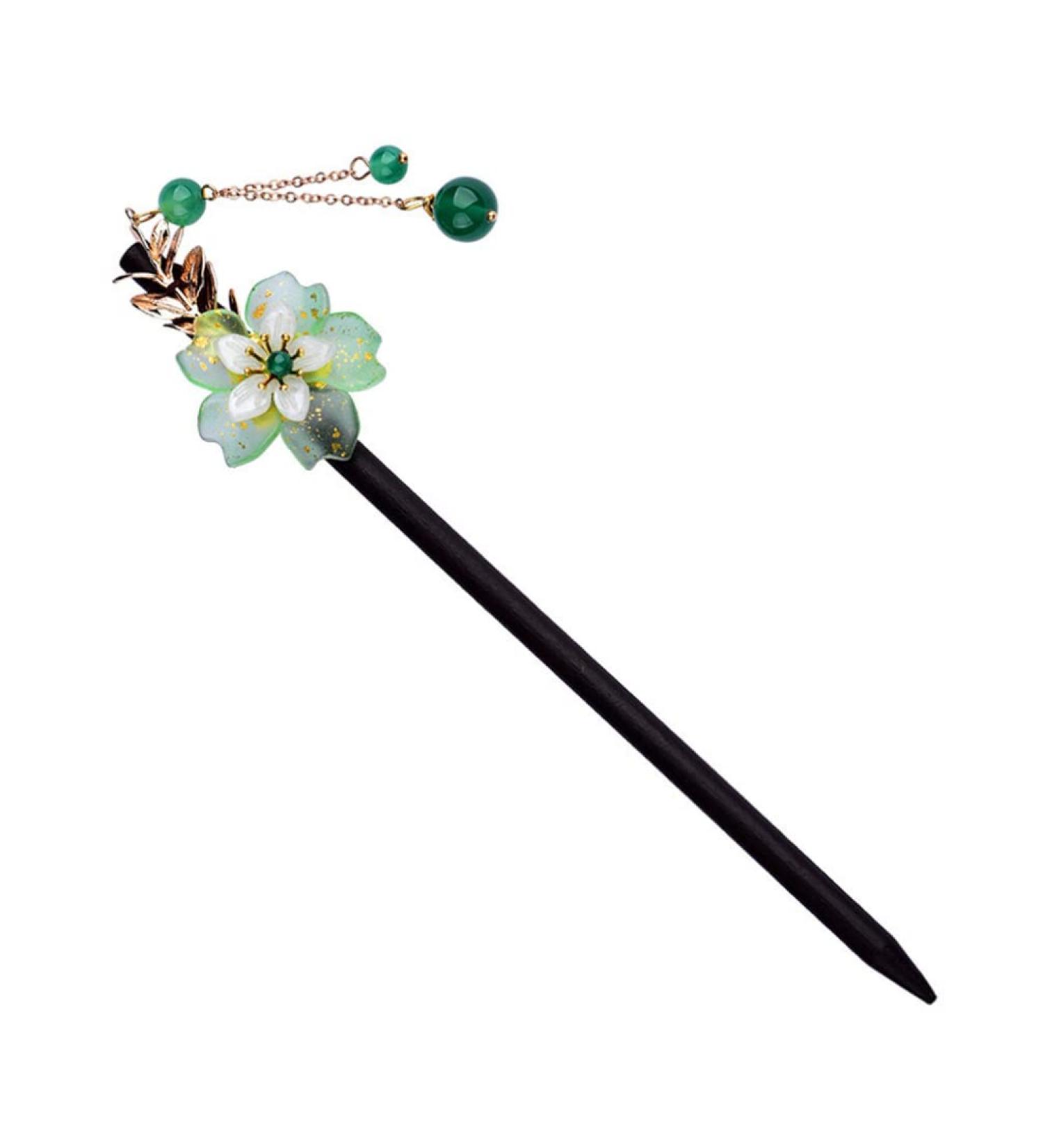 OSALADI Hanfu Hairpin Chinese Hairpins Tassel Hair Chopsticks Hair Sticks Tassel Hair Bun Stick Hanfu Hair Stick Vintage Hair Chopsticks Flower Tassel Glass Miss Chinese Style Hair up - Buy Online on SooperMarket.com