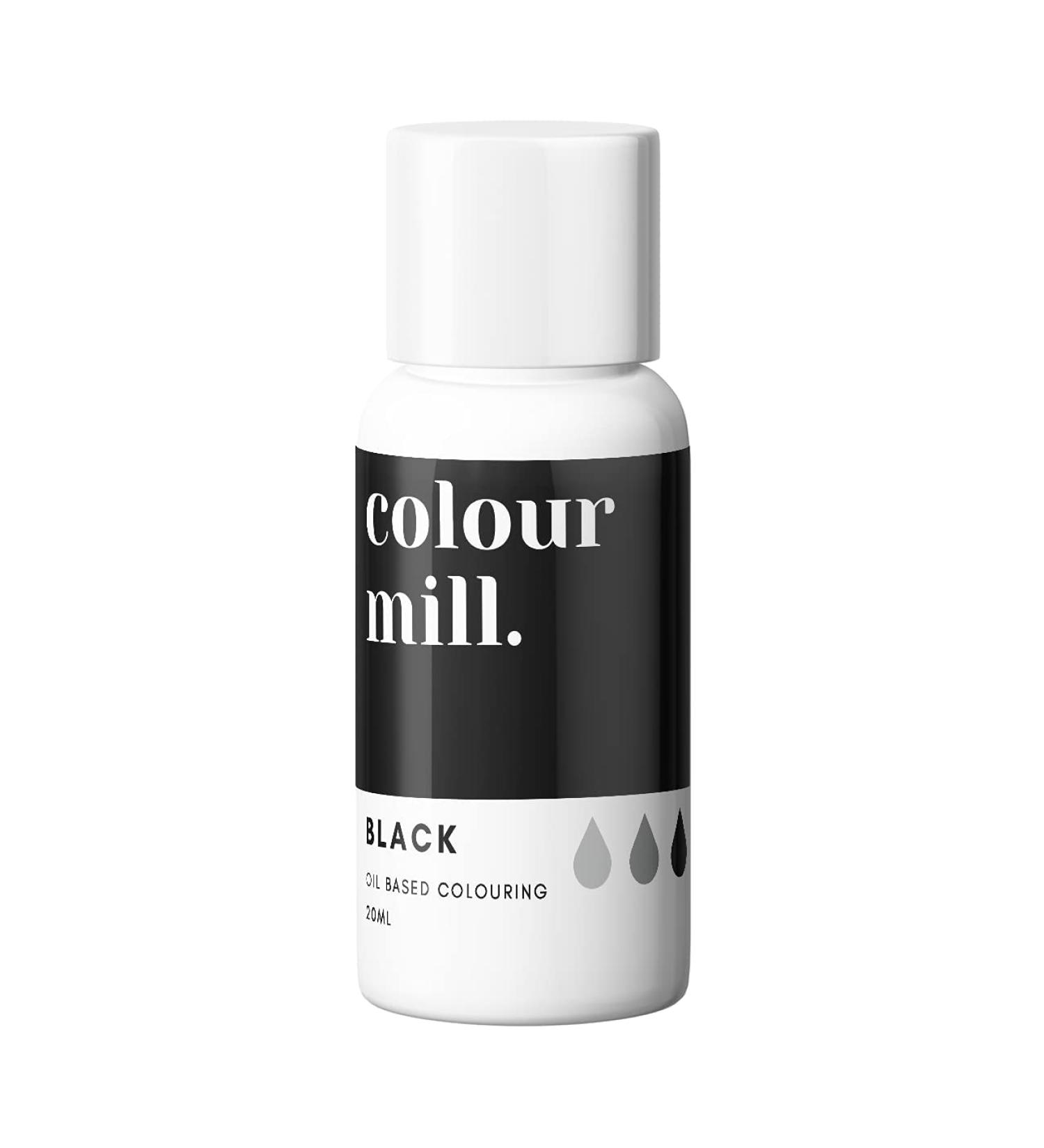 COLOUR MILL Oil Based Food Colouring 20ml (Black)