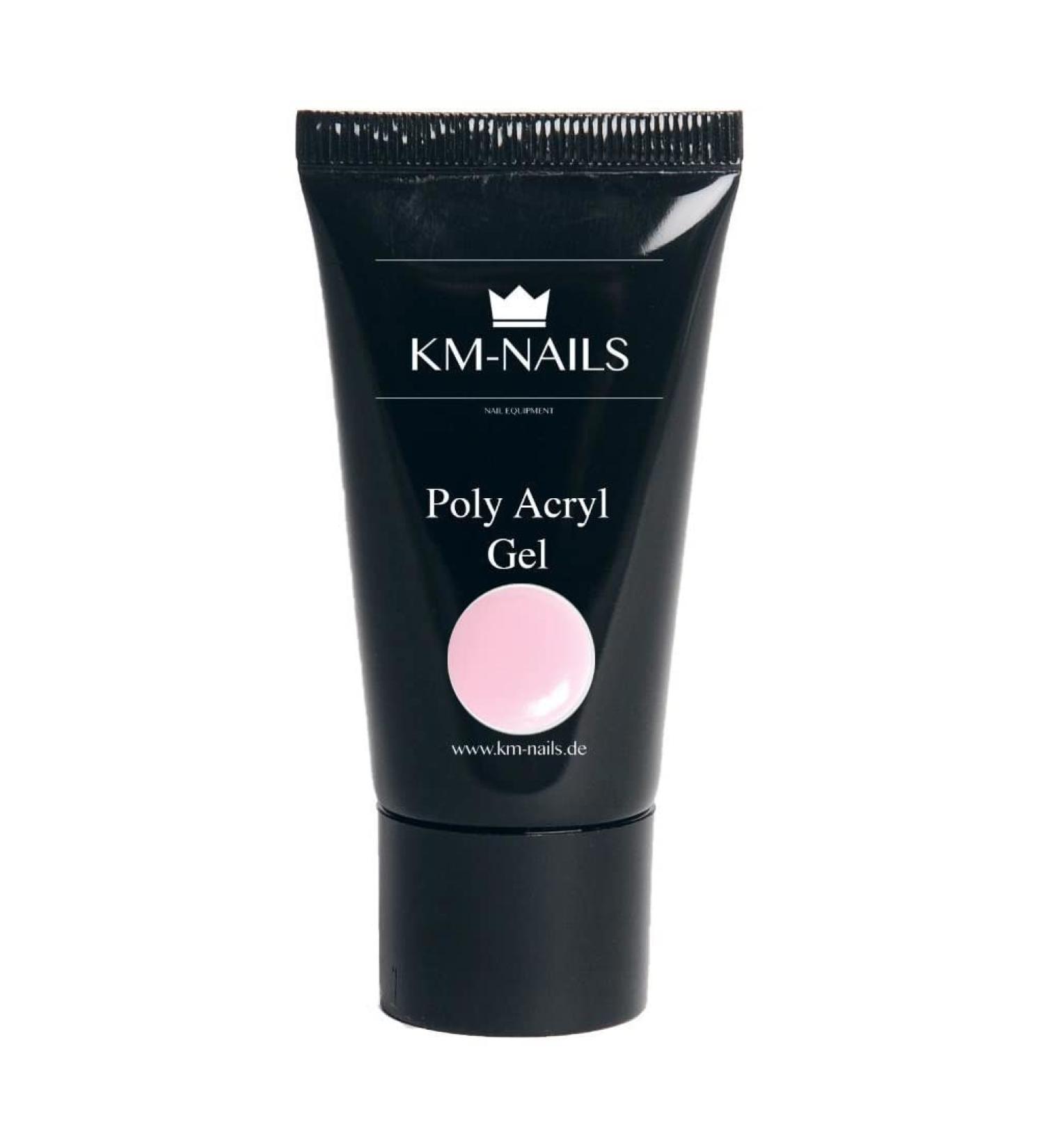 KM-Nails 30g Polyacryl Gel light pink 005 in the tube