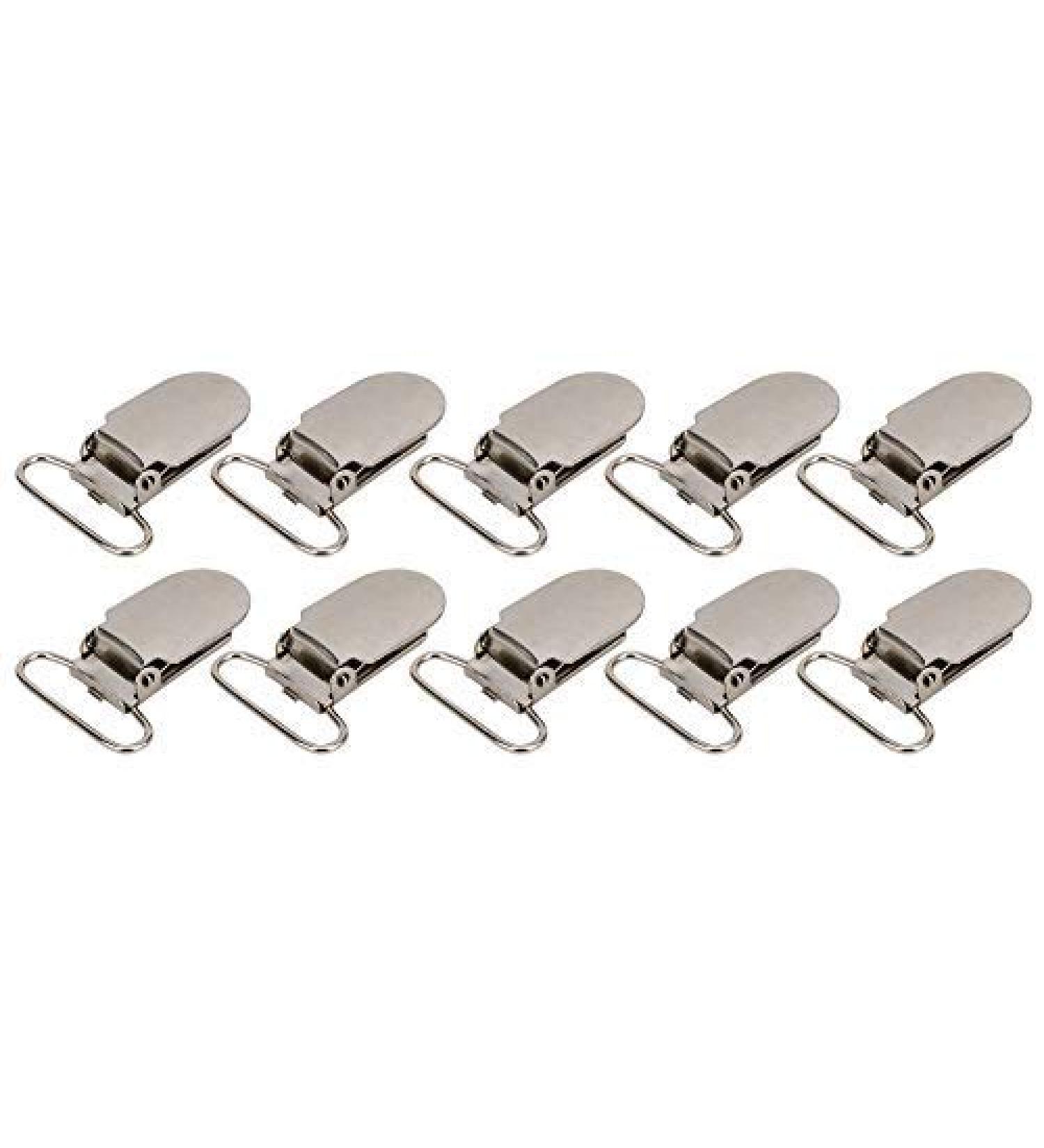 20PCS Schnuller Clips - Metal Schnuller Covers & Decorative Clip Accessories for Dummy & Toys | Handicrafts Project - Buy Online on SooperMarket.com