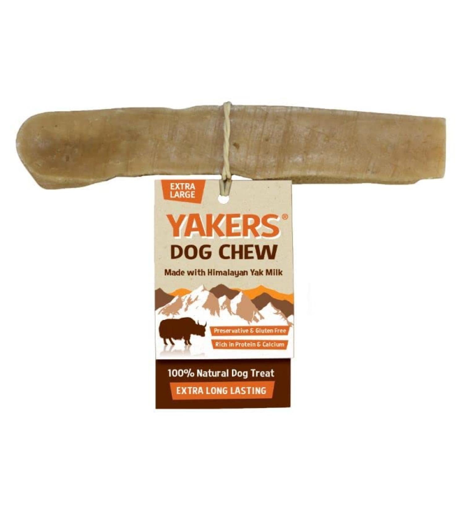 Yakers Dog Chew Extra Large x 2 - Yak Milk Value Pack of 2 - Save! - Buy Online on SooperMarket.com