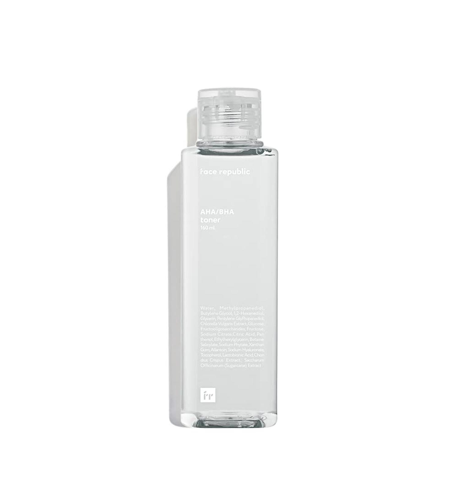 Face Republic AHA/BHA Toner 160mL - Skin Exfoliating and Brightening Formula - Buy Online on SooperMarket.com
