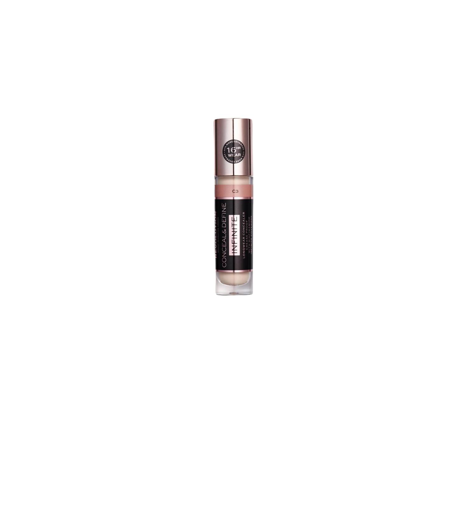 Revolution Conceal and Define Infinite - Long-Lasting Concealer for Flawless Skin | Buy Internationally - Buy Online on SooperMarket.com