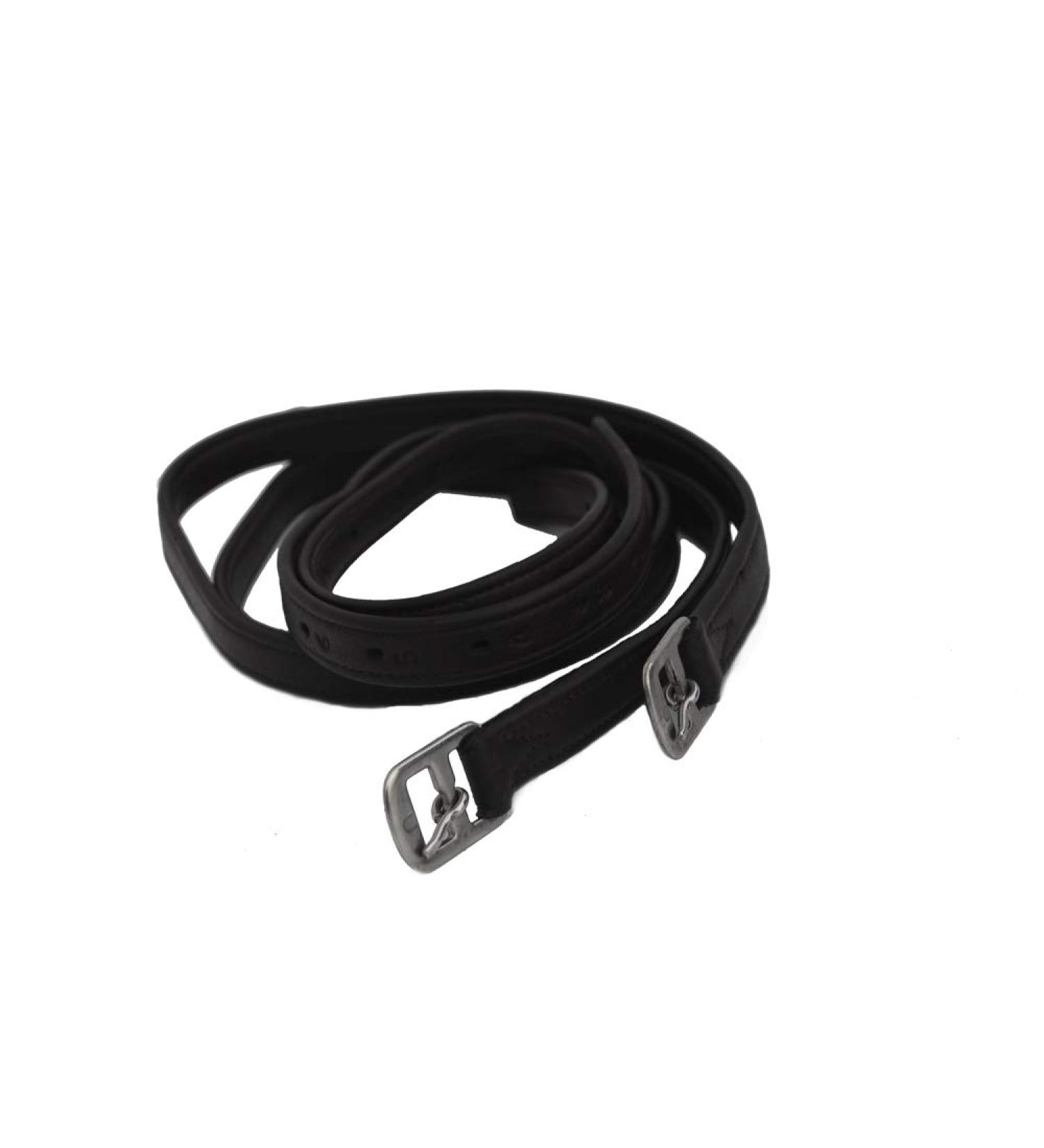 Rhinegold Softee Leather Wrapped Stirrup Leathers 52" 52" Havana