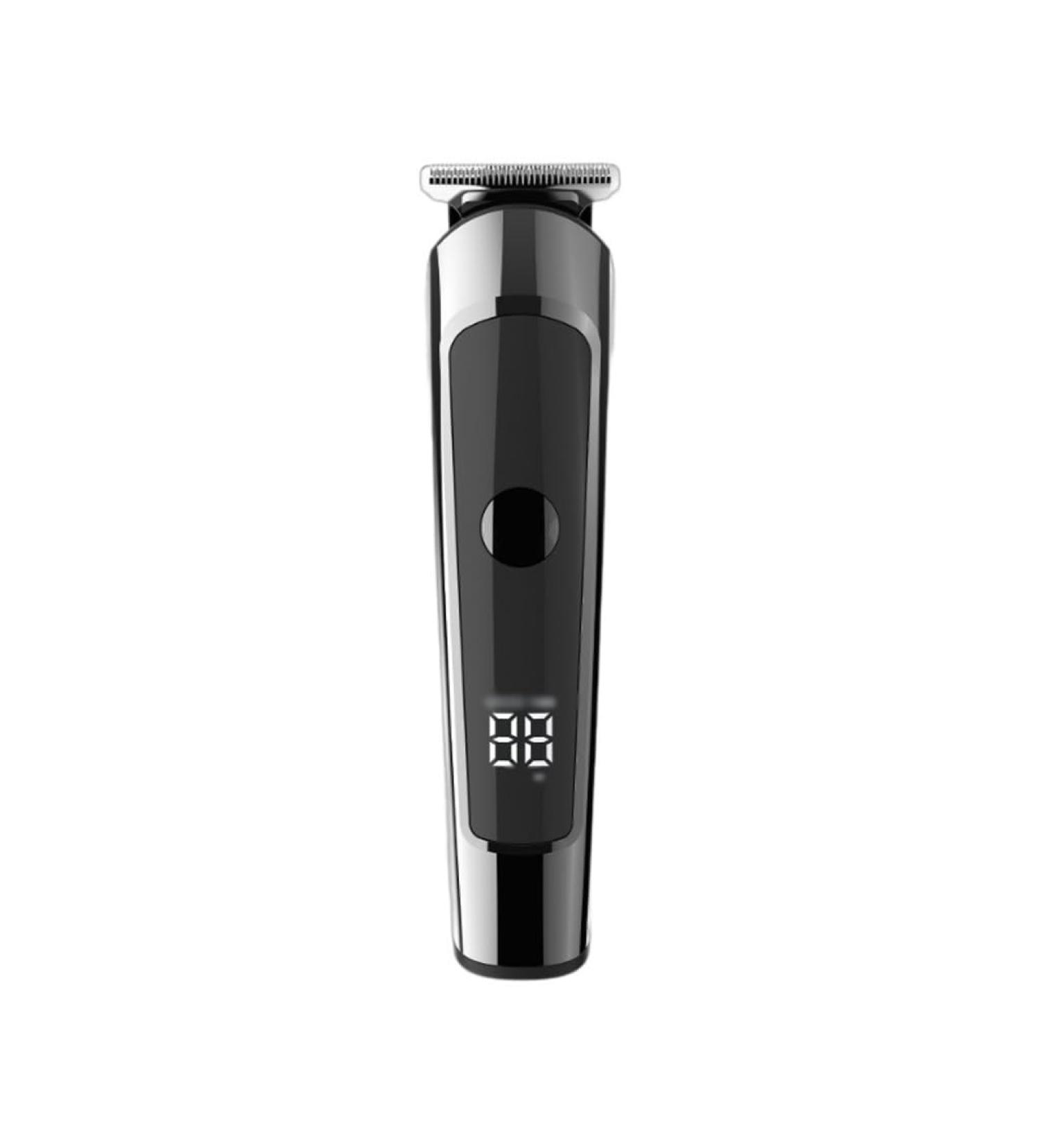 Buy Electric Hair Clipper Set with Digital Display - Cordless Hair Clipper & Scissors - 162mm Gray for Home Use - Buy Online on SooperMarket.com