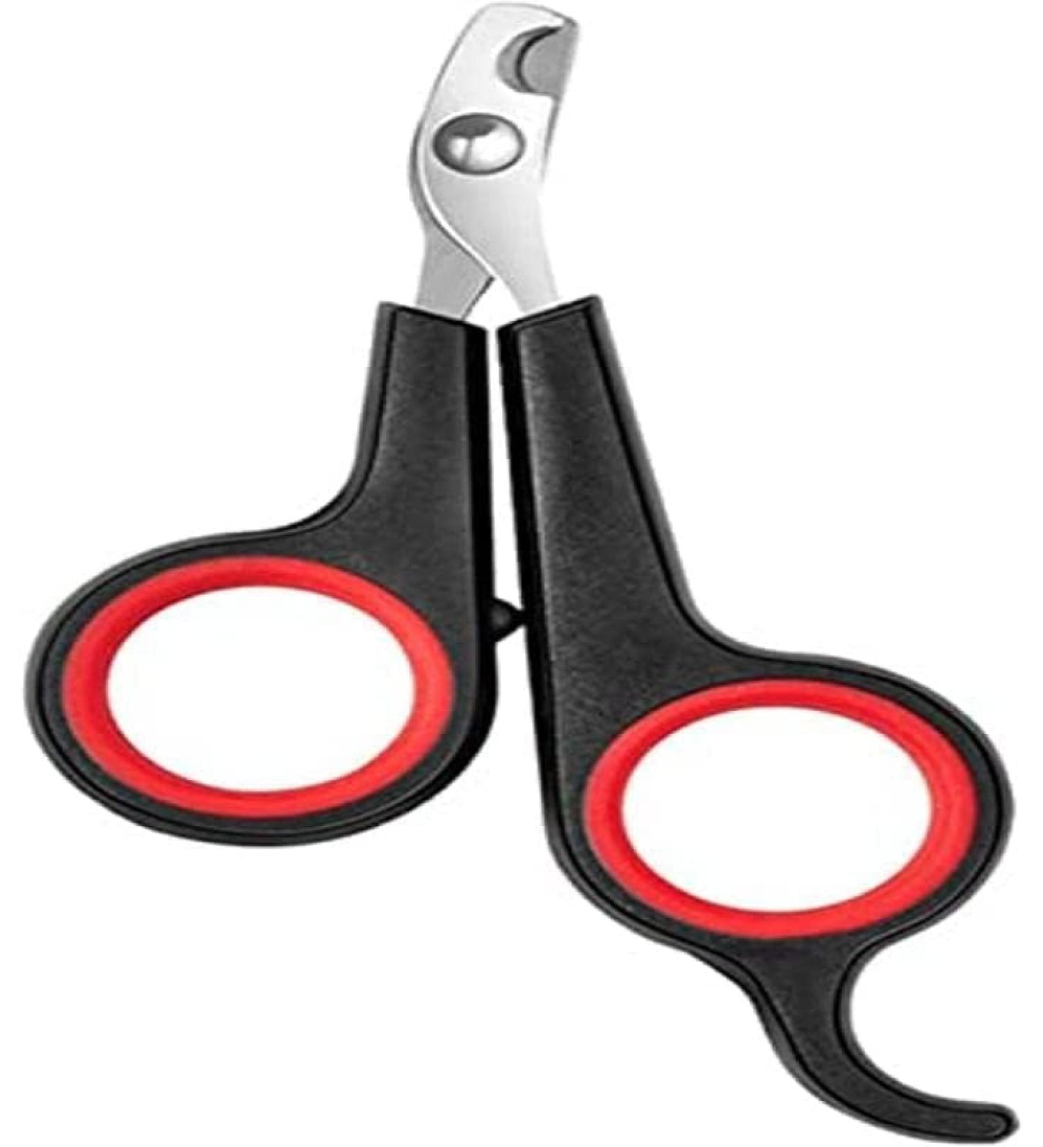 DERDOUT Pet Nail Clipper - Professional Stainless Steel Claw Trimmer for Cats, Small Breed Dogs, Rabbits & Small Animals - Black - Buy Online on SooperMarket.com