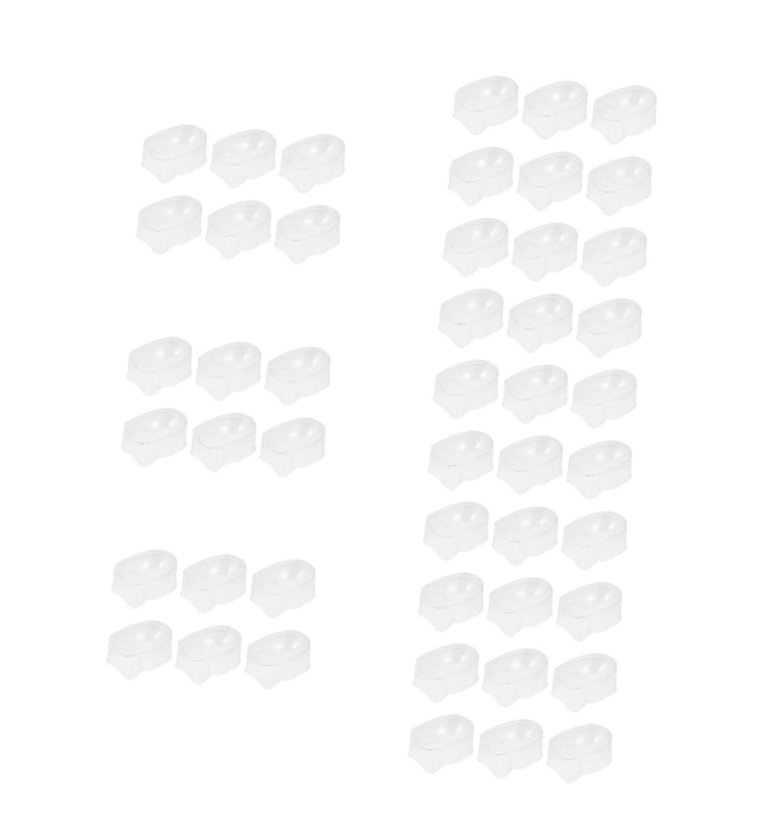 FRCOLOR 48 Nail Dipping Cups Acrylic Dip Case Starter Set thehomeuse French Manicure Nail Polish Tool Trays Tin for Manicure Powder French 5X4X2.5CMx8pcs White x 8 pieces - Buy Online on SooperMarket.com