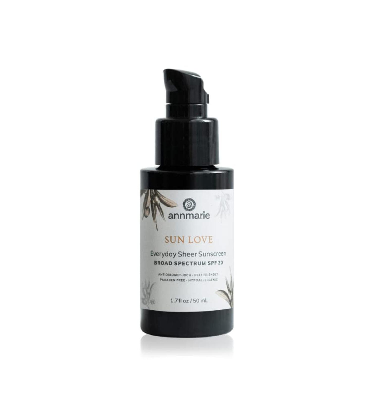 Annmarie Sun Love SPF 20 Reef Safe Sunscreen with Organic Oils - Lightweight & Sheer Sun Protection (50mL) - Buy Online on SooperMarket.com