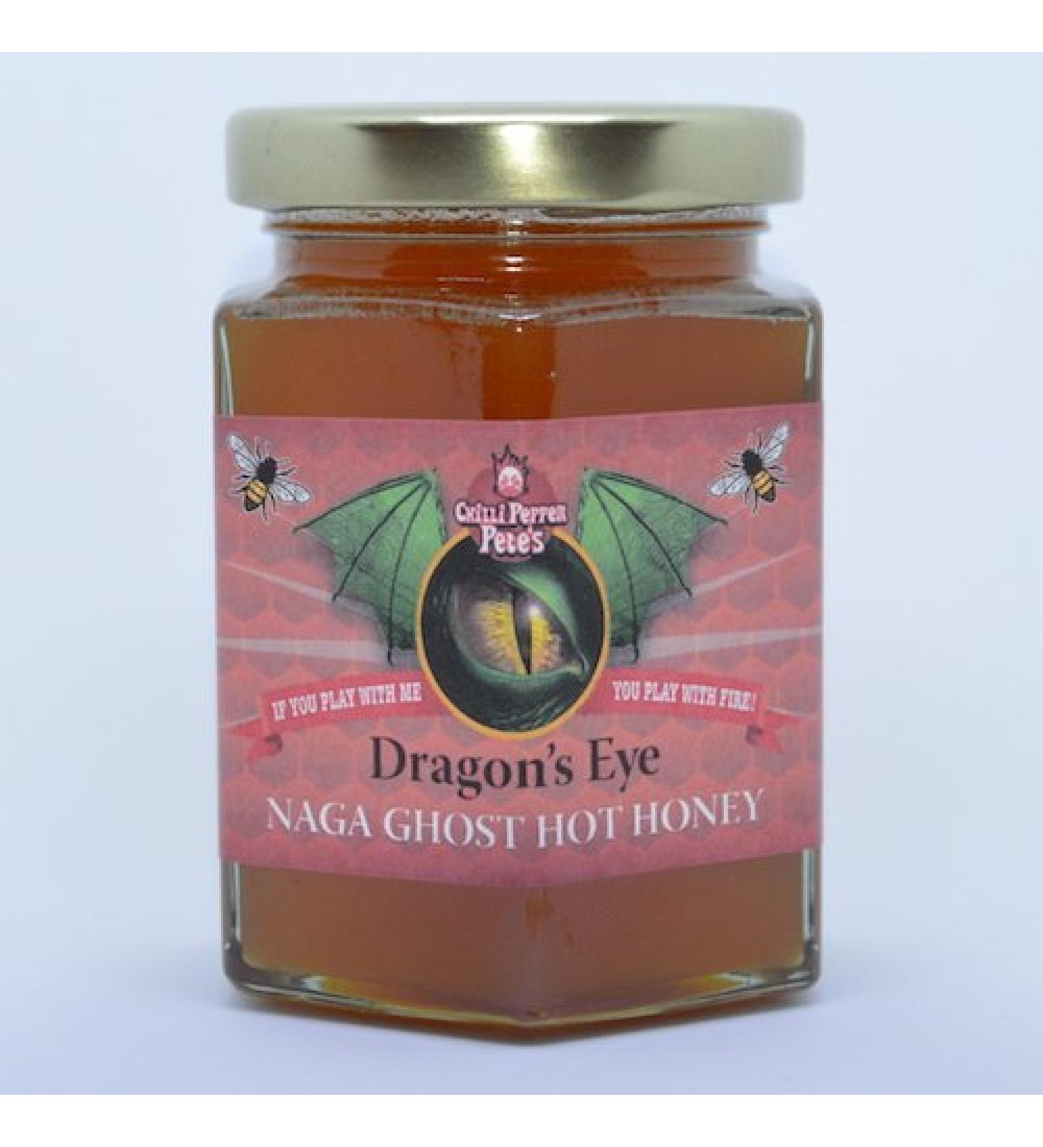 Chilli Pepper Pete's Dragon's Eye Naga Ghost Hot Honey (250g)