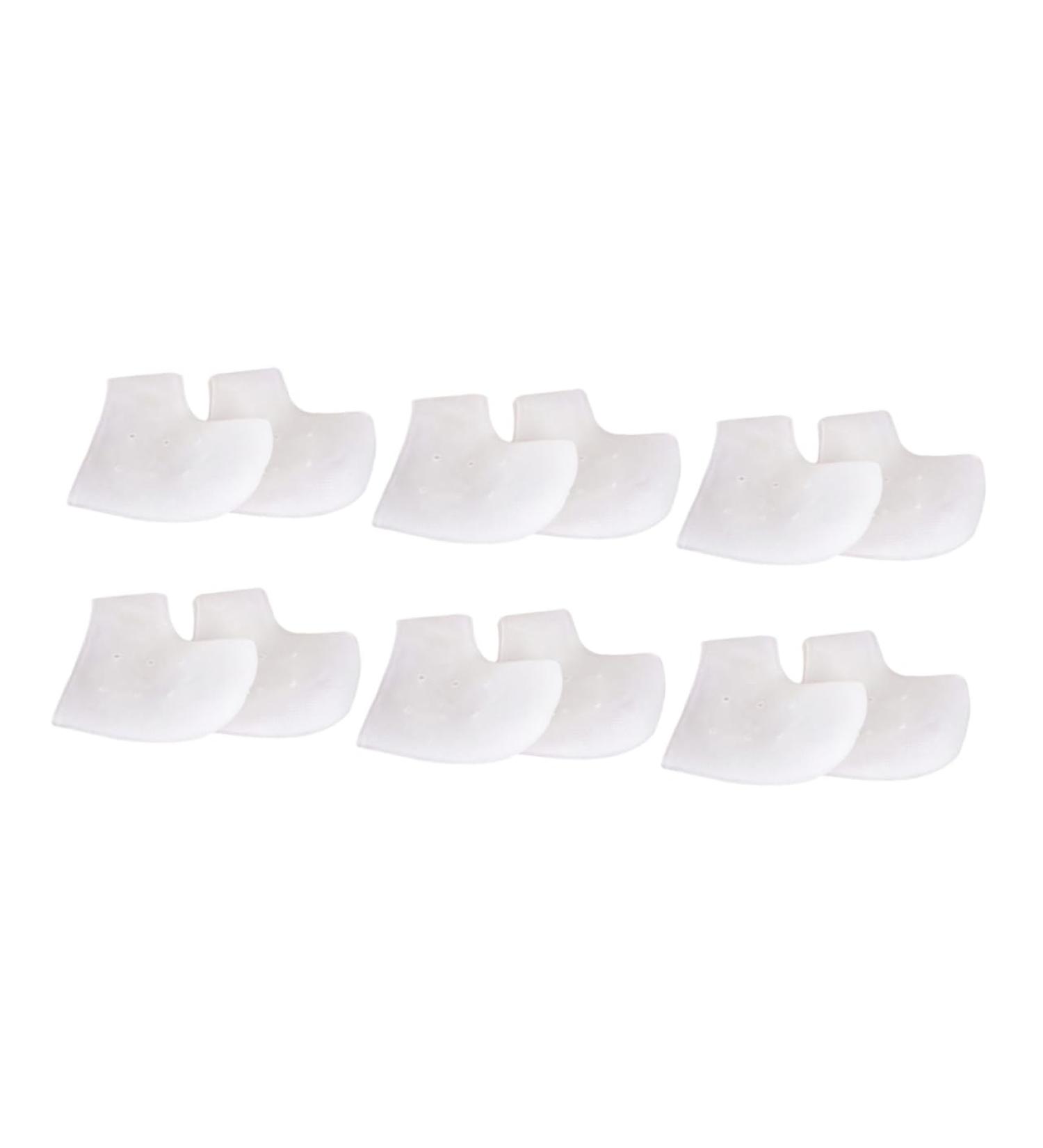 Healeved 6 Pairs Silicone Ankle Cover Heel Protectors Shoe Pads Shoe Mats Heel Protective Sleeve Gel Ankle Protectors Silicone Heel Guard Silicone Gel Insole Moisturizing White Sock - Buy Online on SooperMarket.com