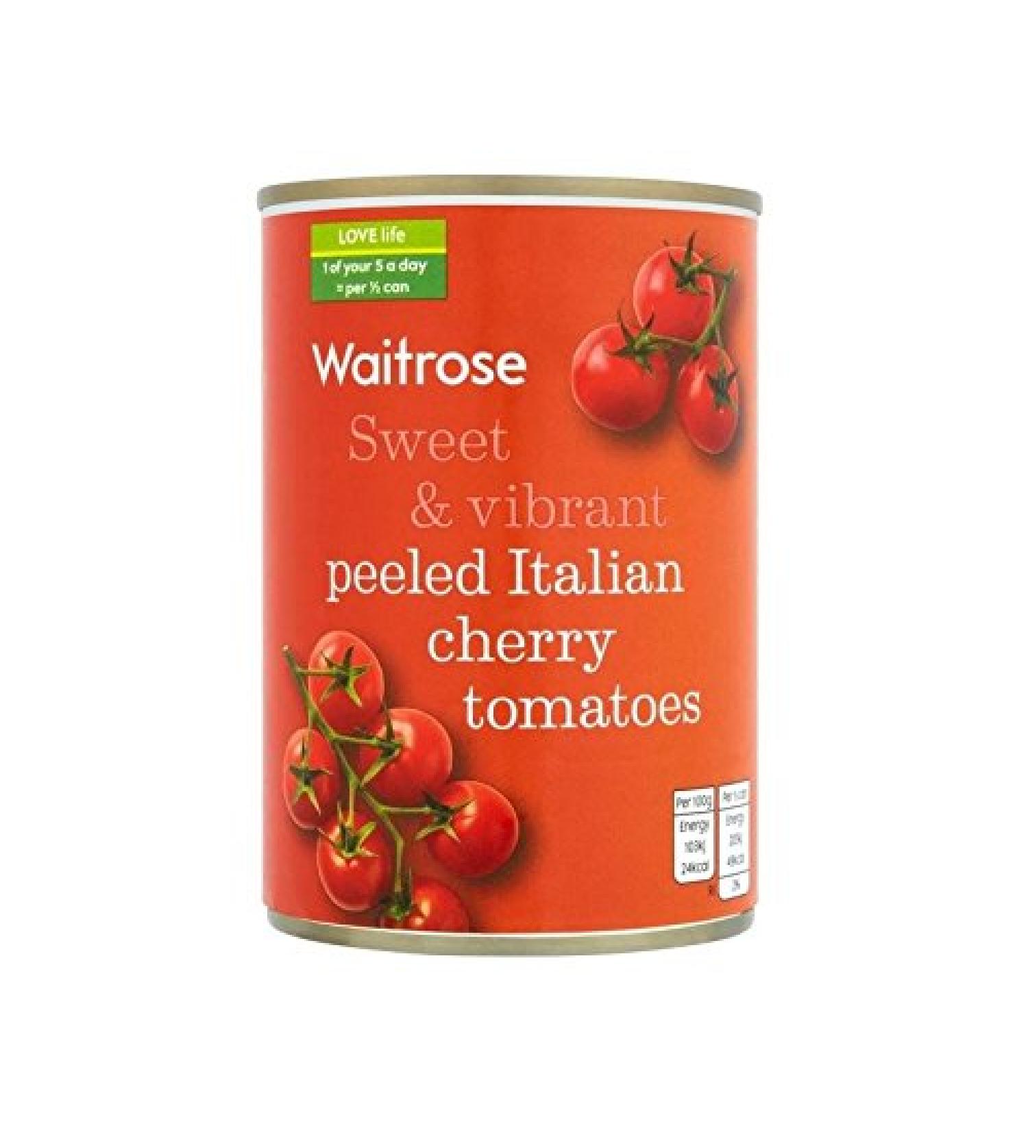 Italian Cherry Tomatoes Waitrose 395g - Pack of 6